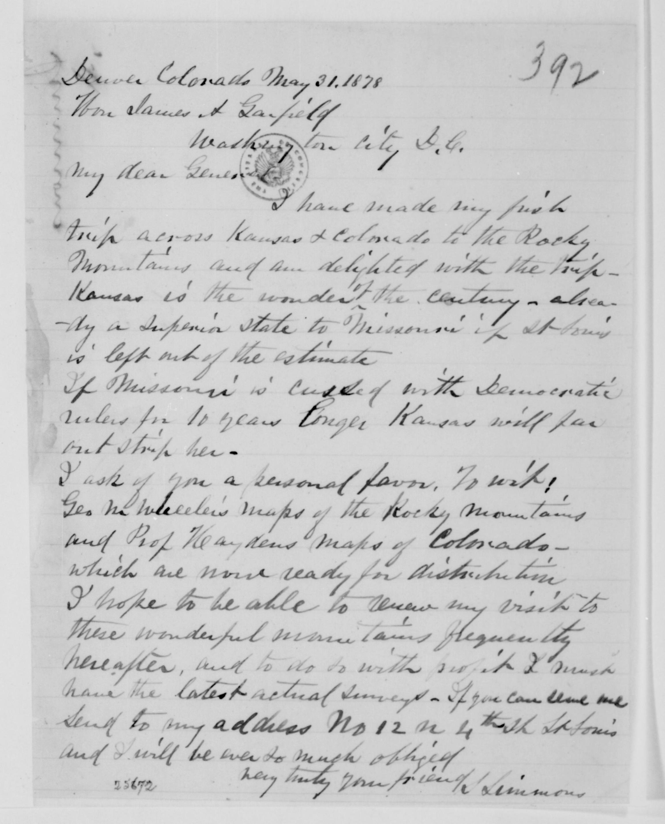 Scanned image of the current content page