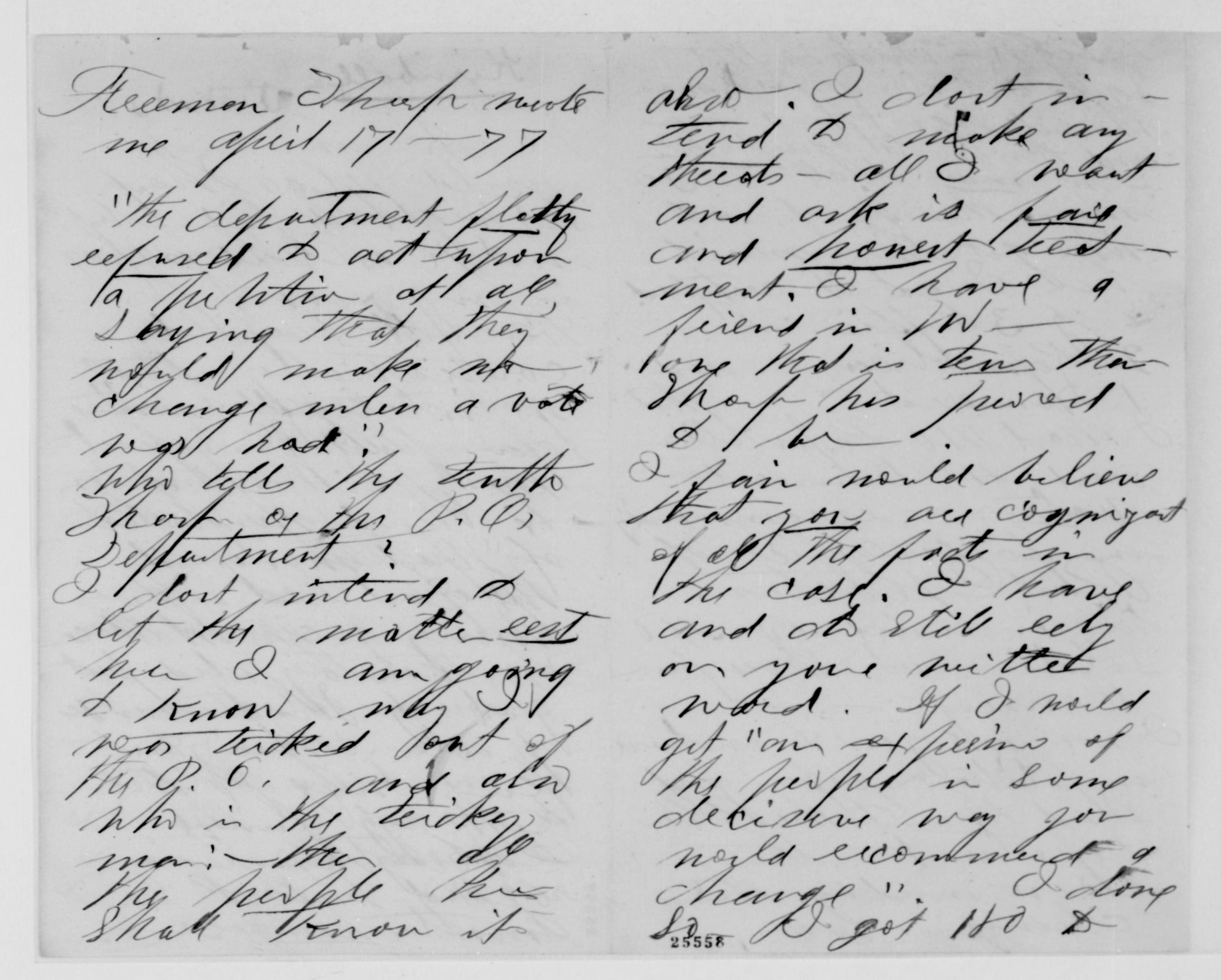 Scanned image of the current content page