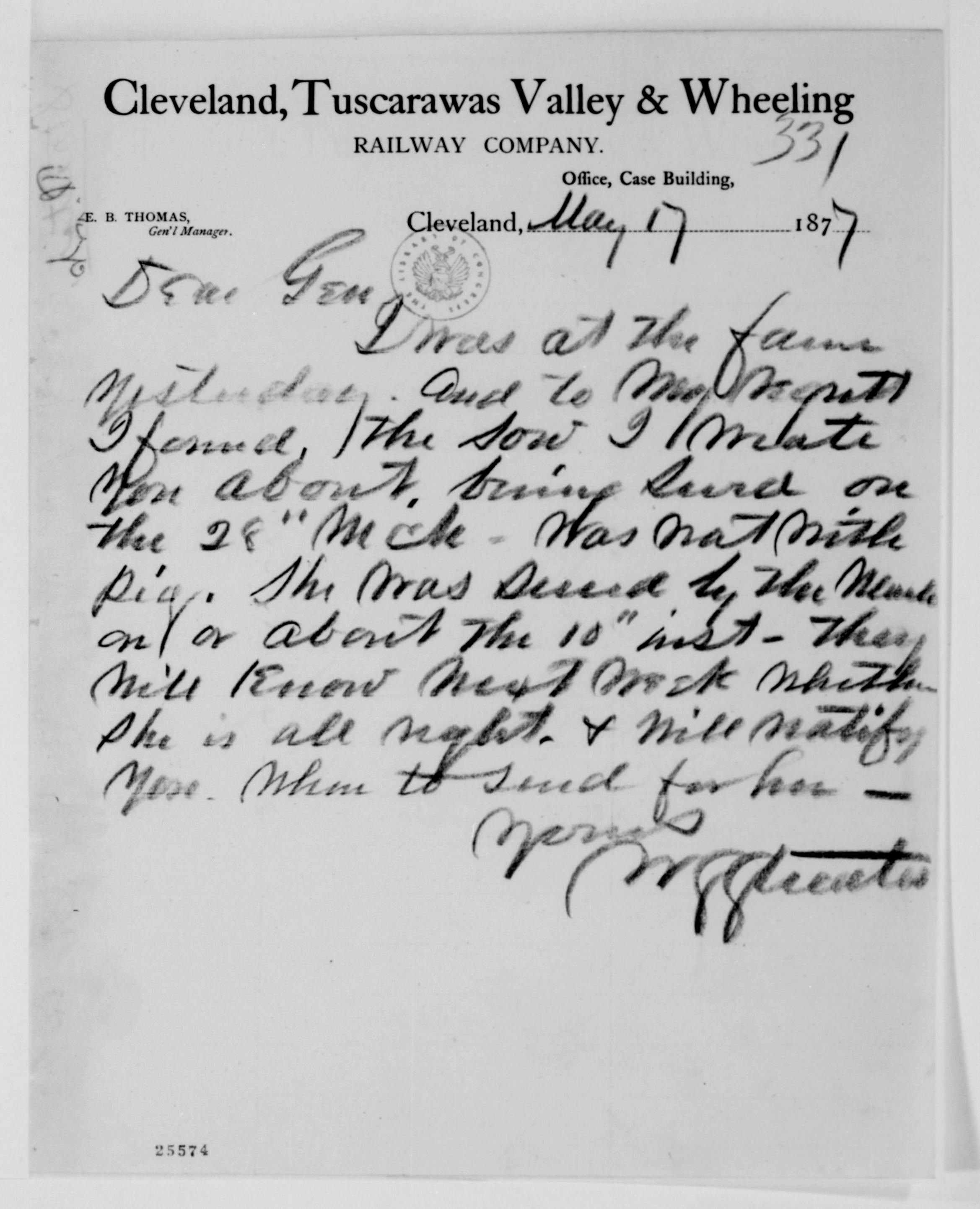 Scanned image of the current content page