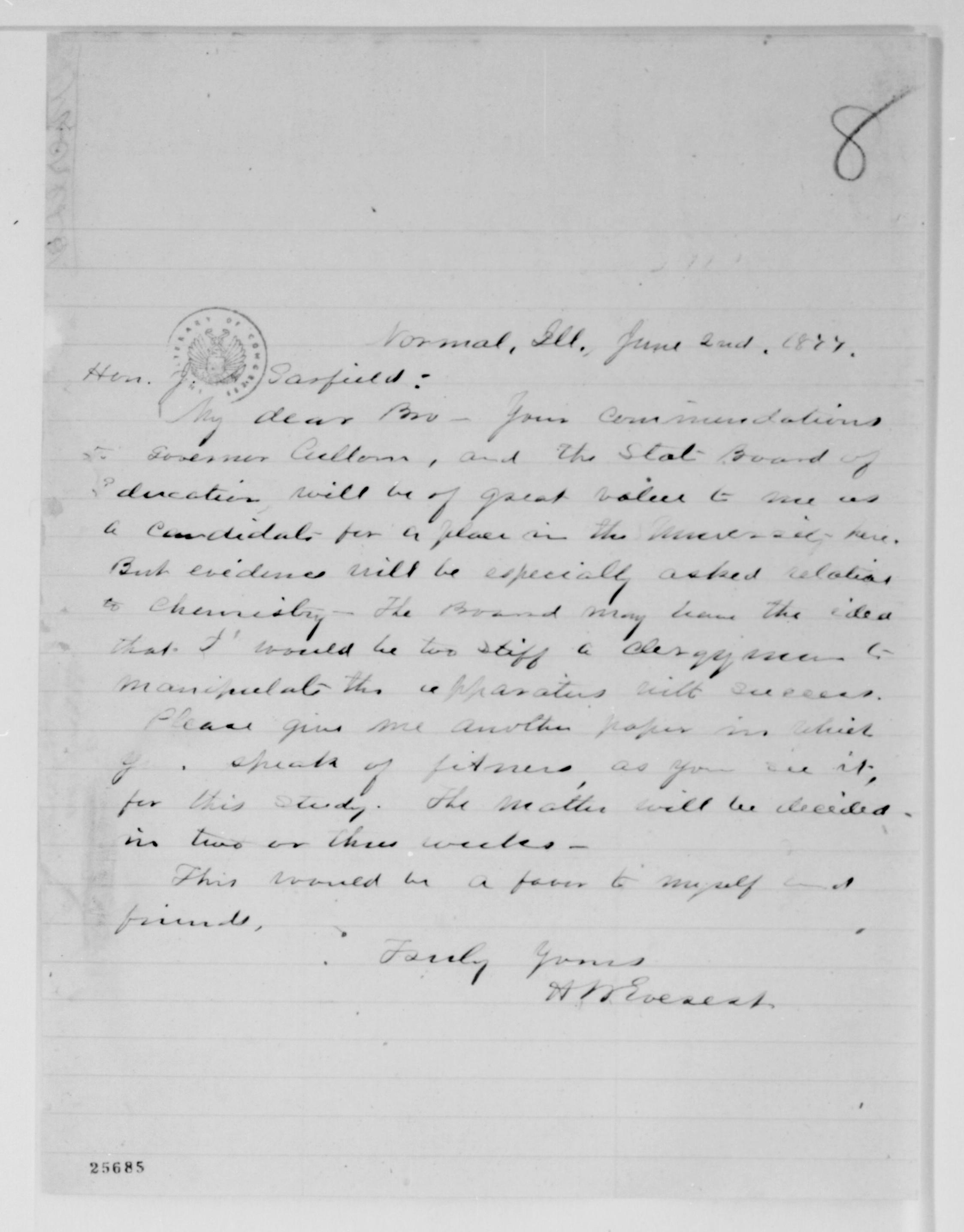 Scanned image of the current content page