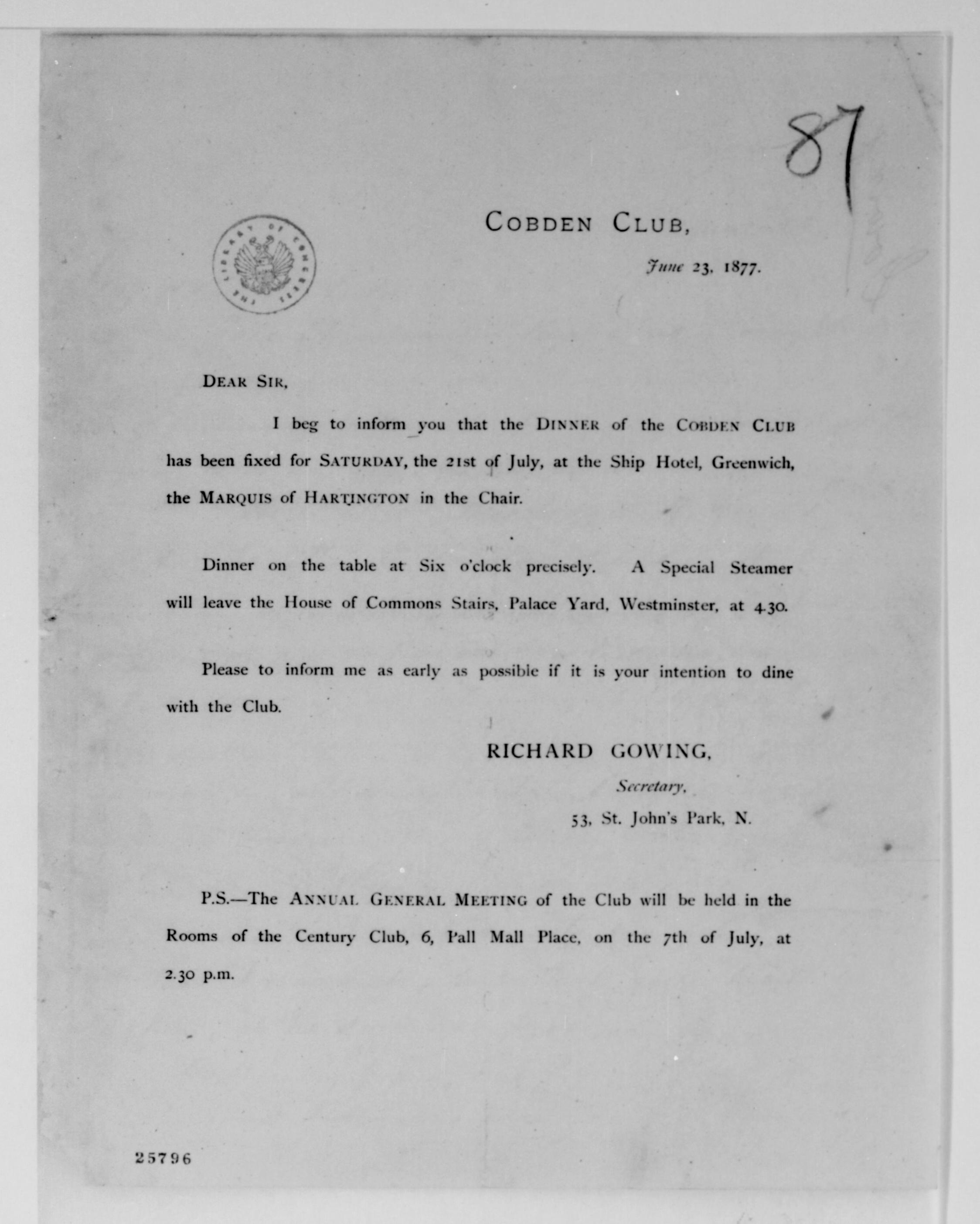 Scanned image of the current content page