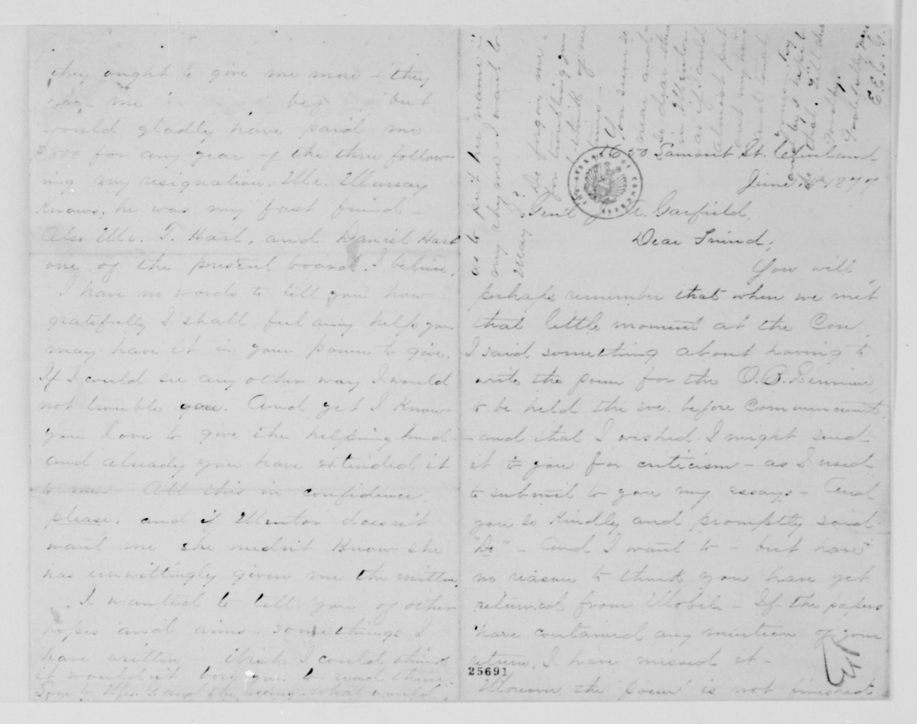 Scanned image of the current content page