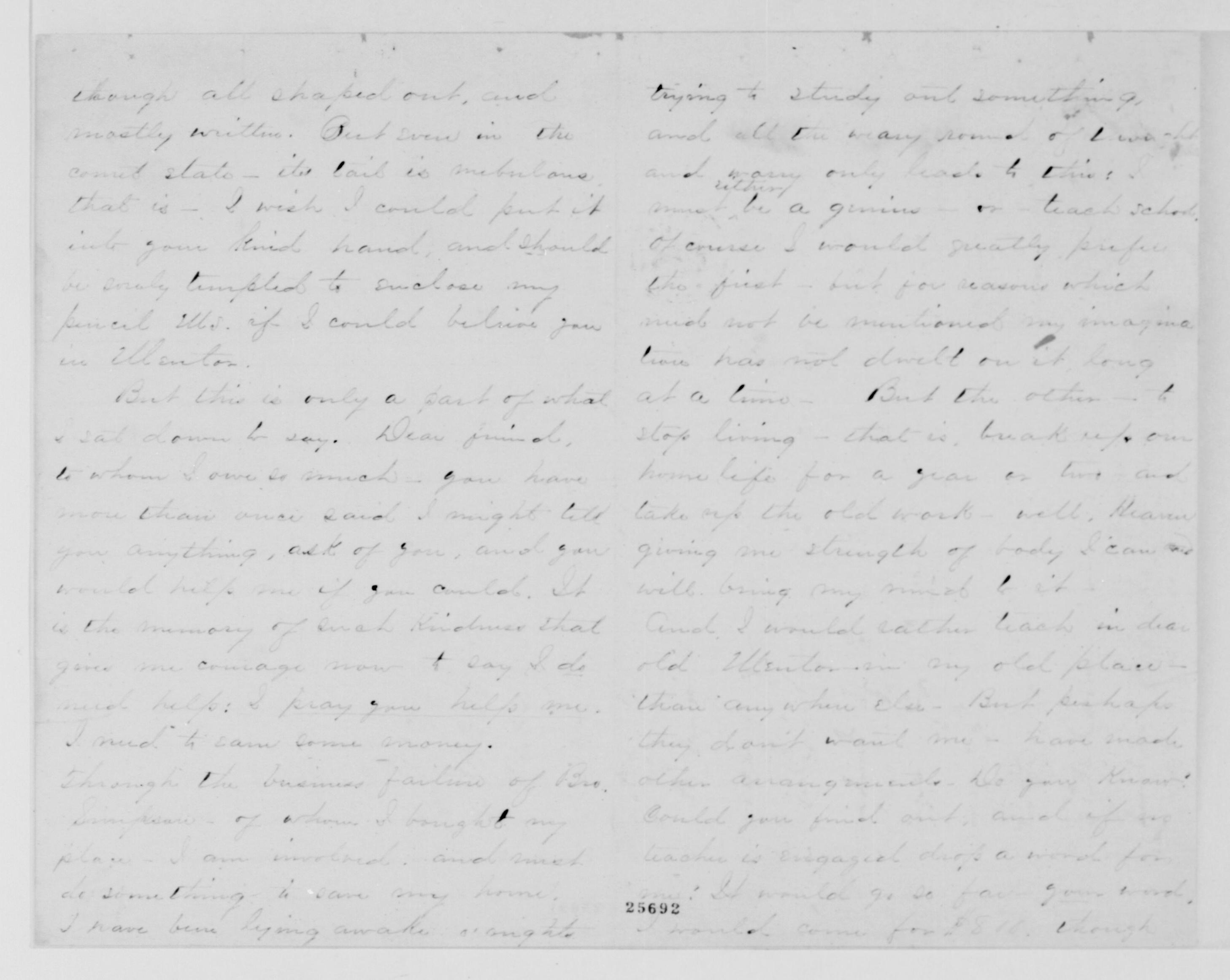Scanned image of the current content page
