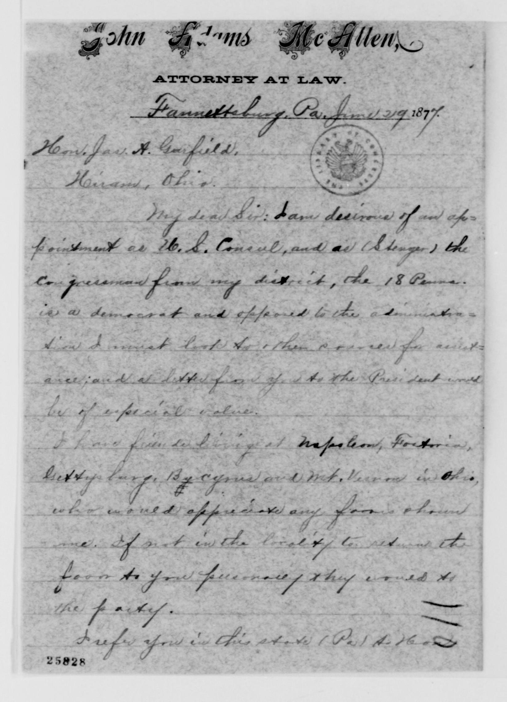 Scanned image of the current content page