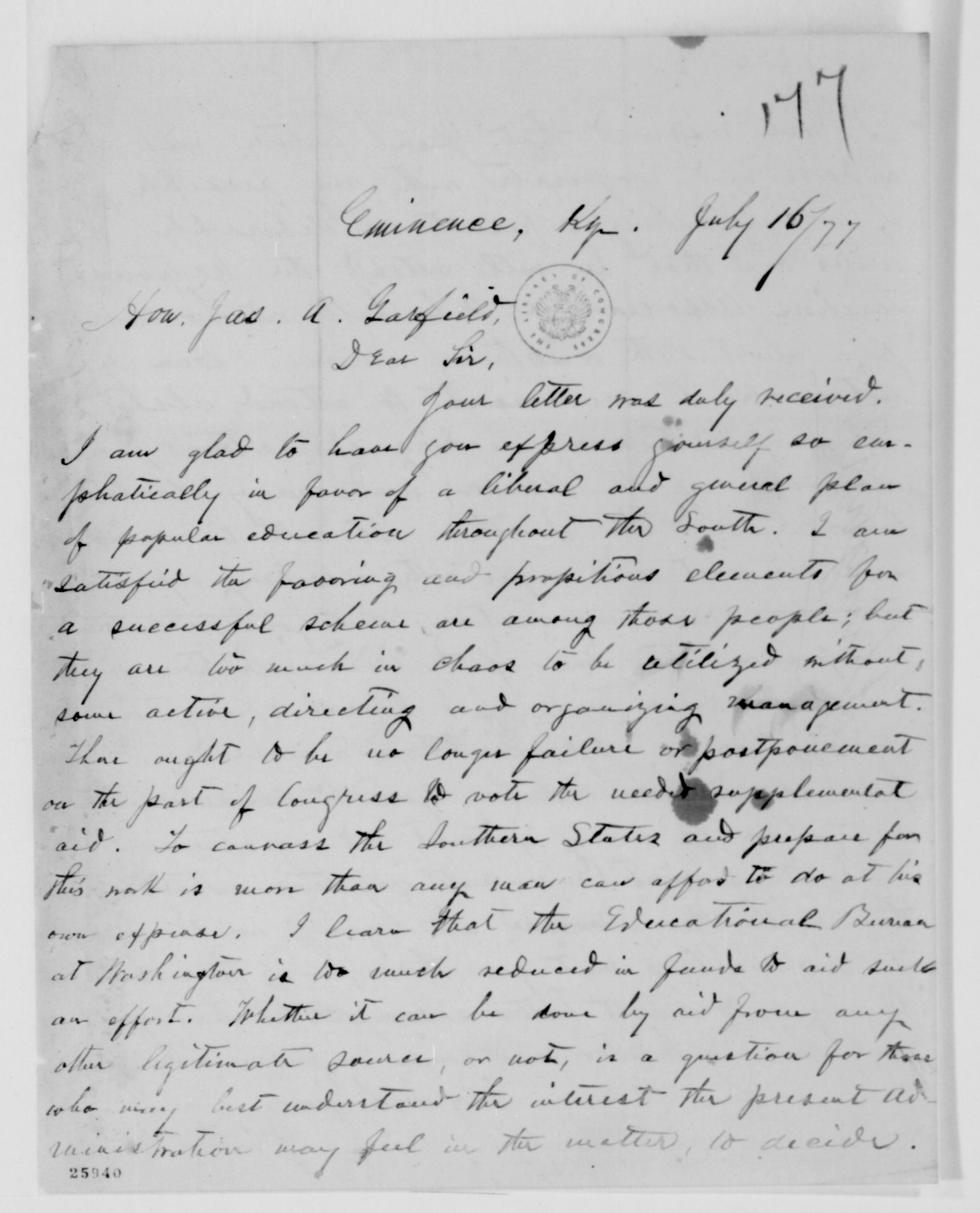 Scanned image of the current content page