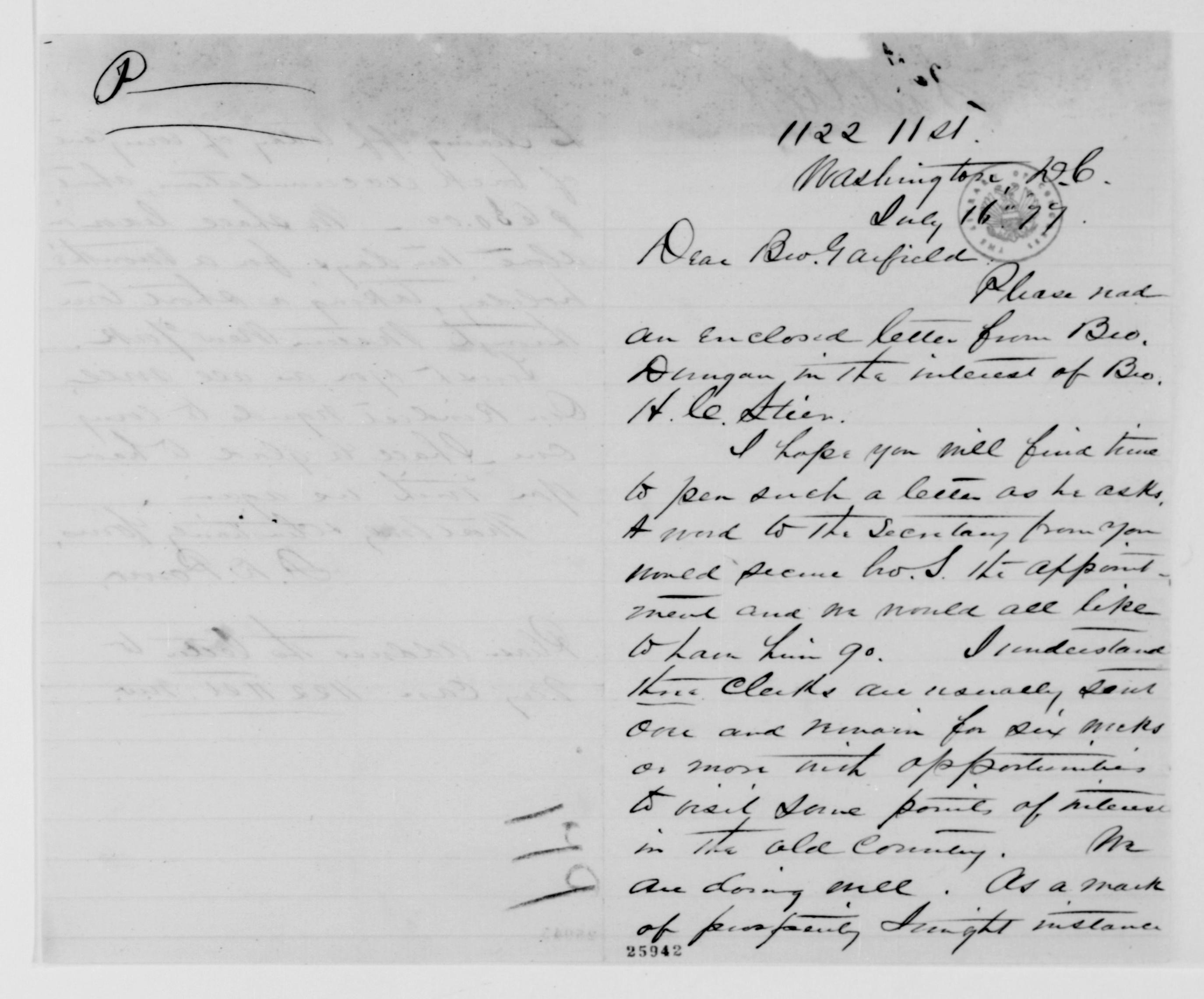 Scanned image of the current content page