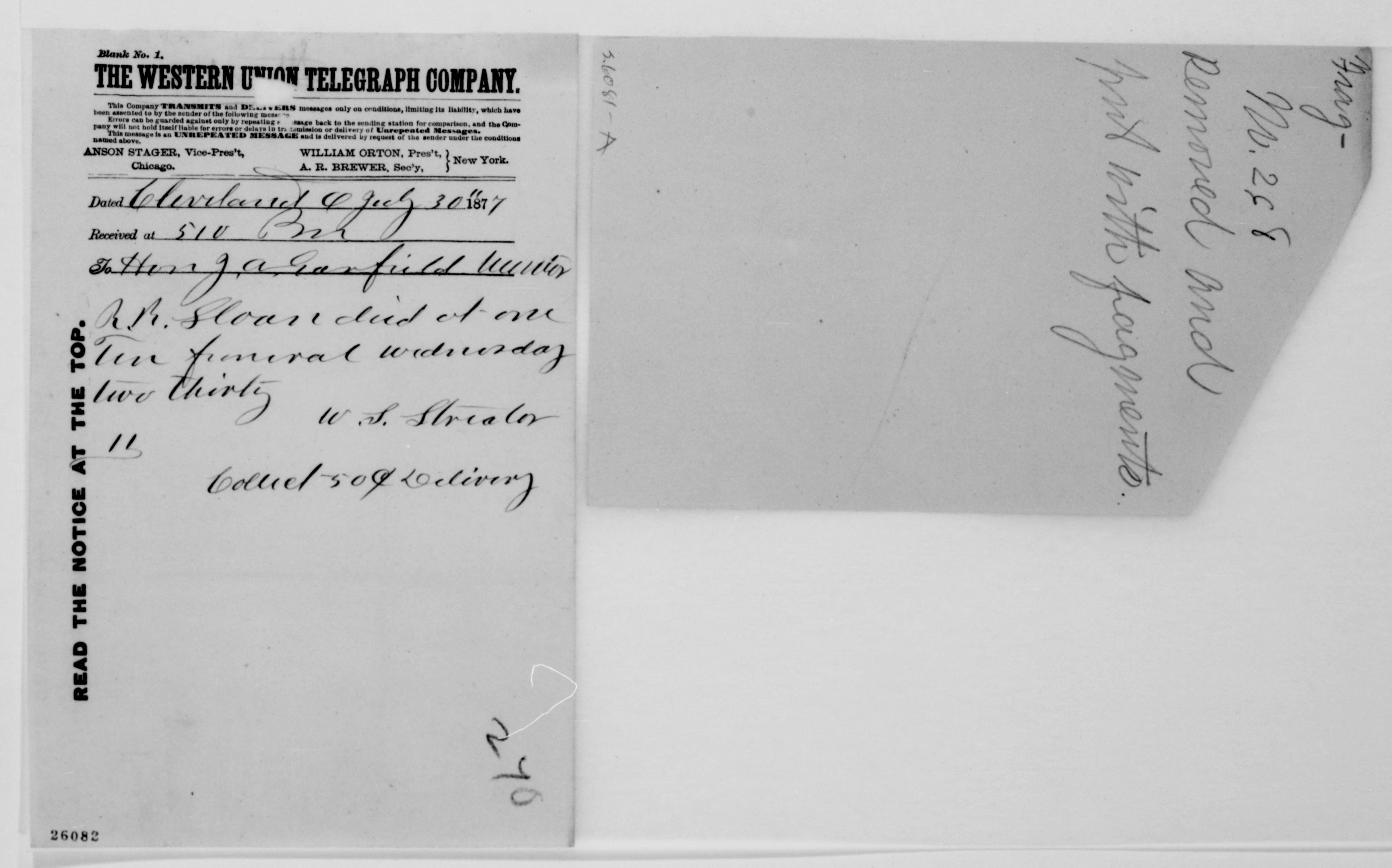 Scanned image of the current content page