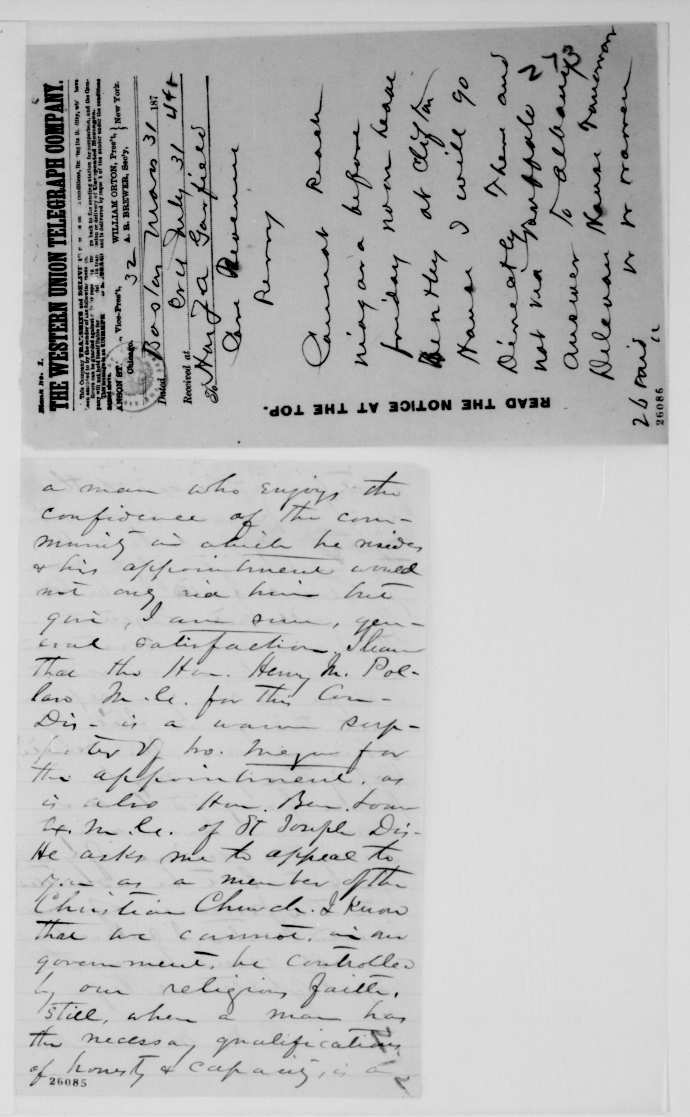 Scanned image of the current content page