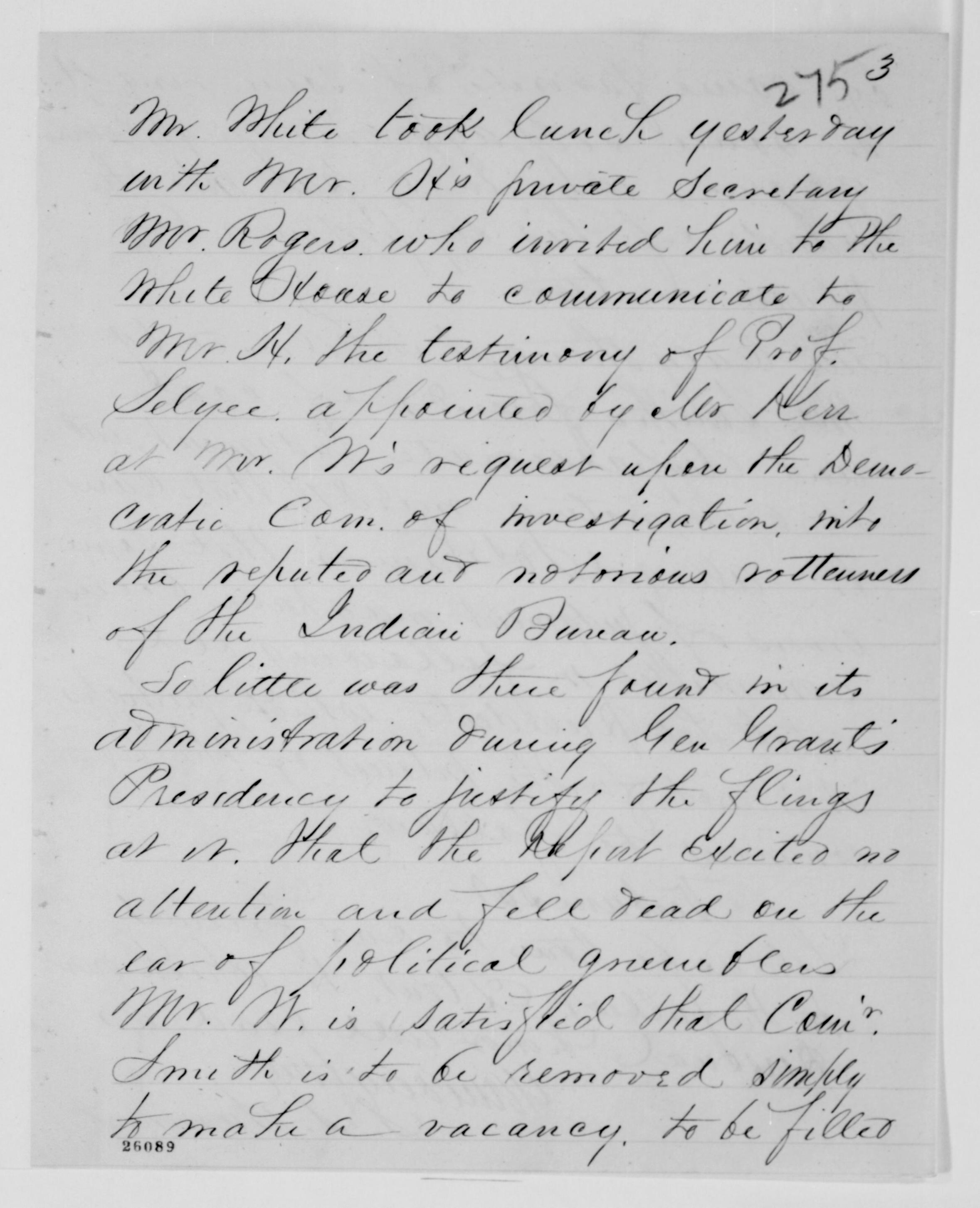 Scanned image of the current content page