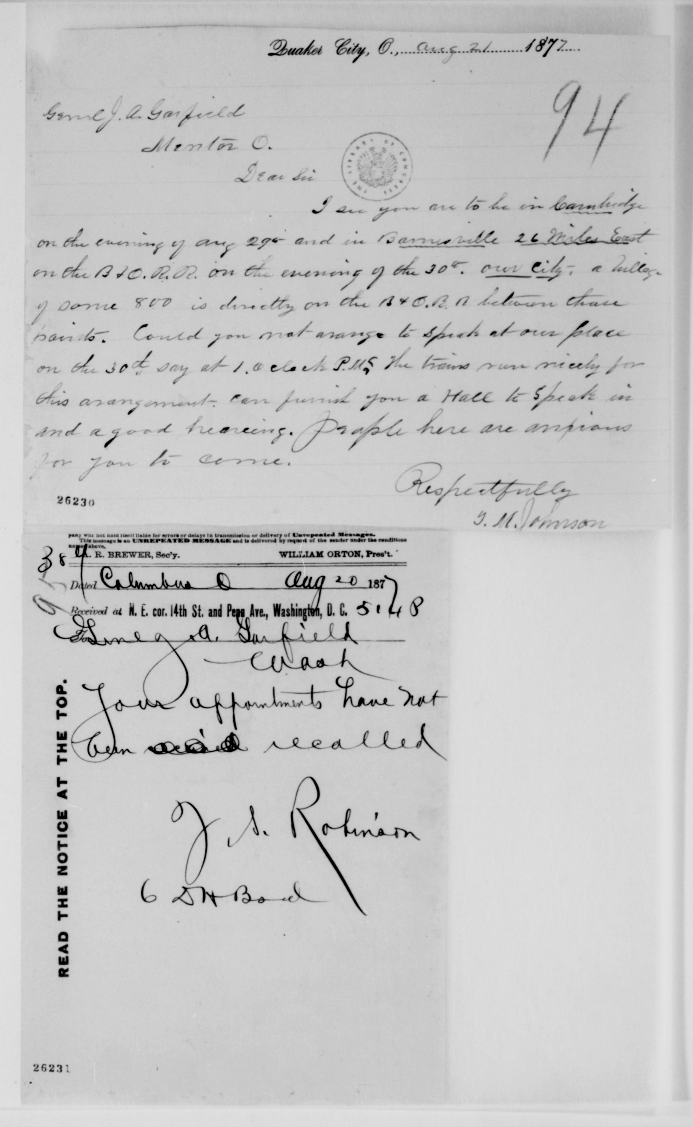 Scanned image of the current content page