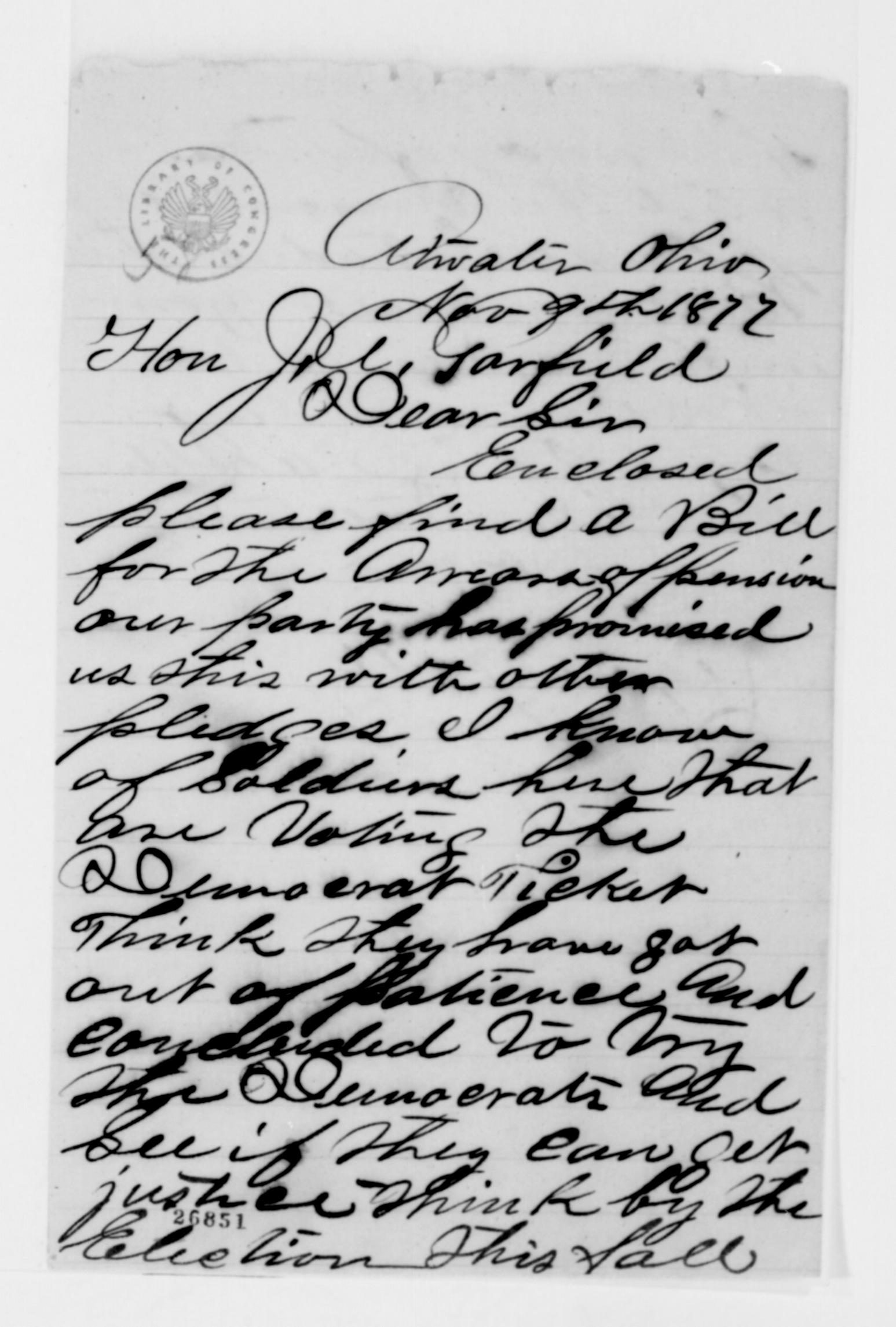 Scanned image of the current content page