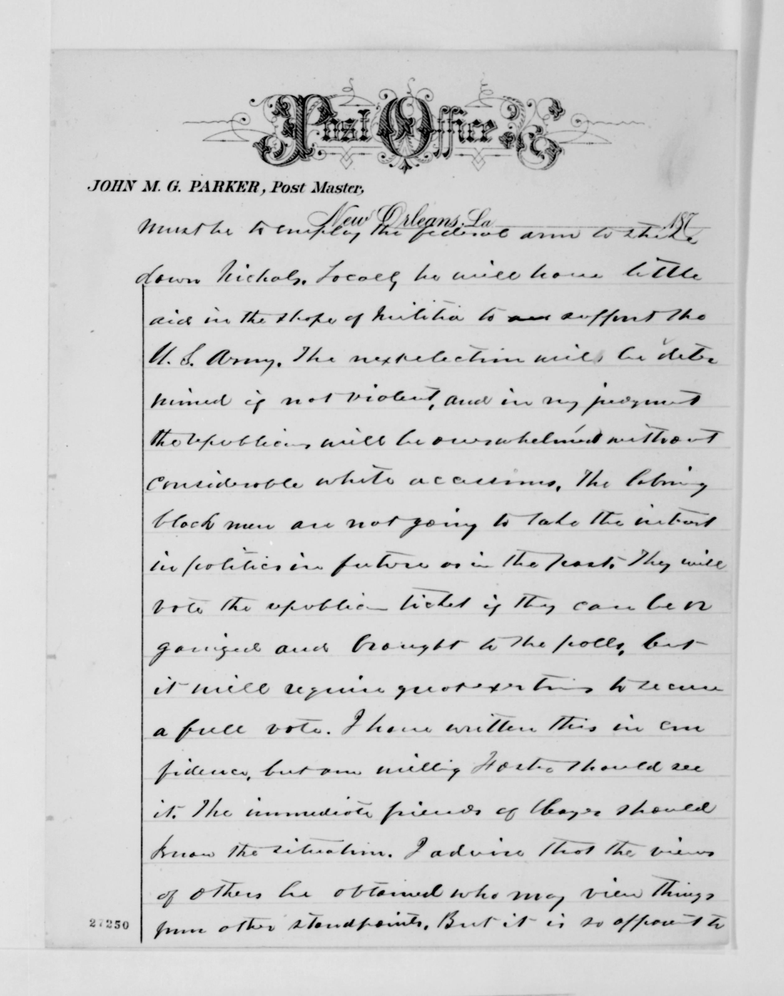 Scanned image of the current content page