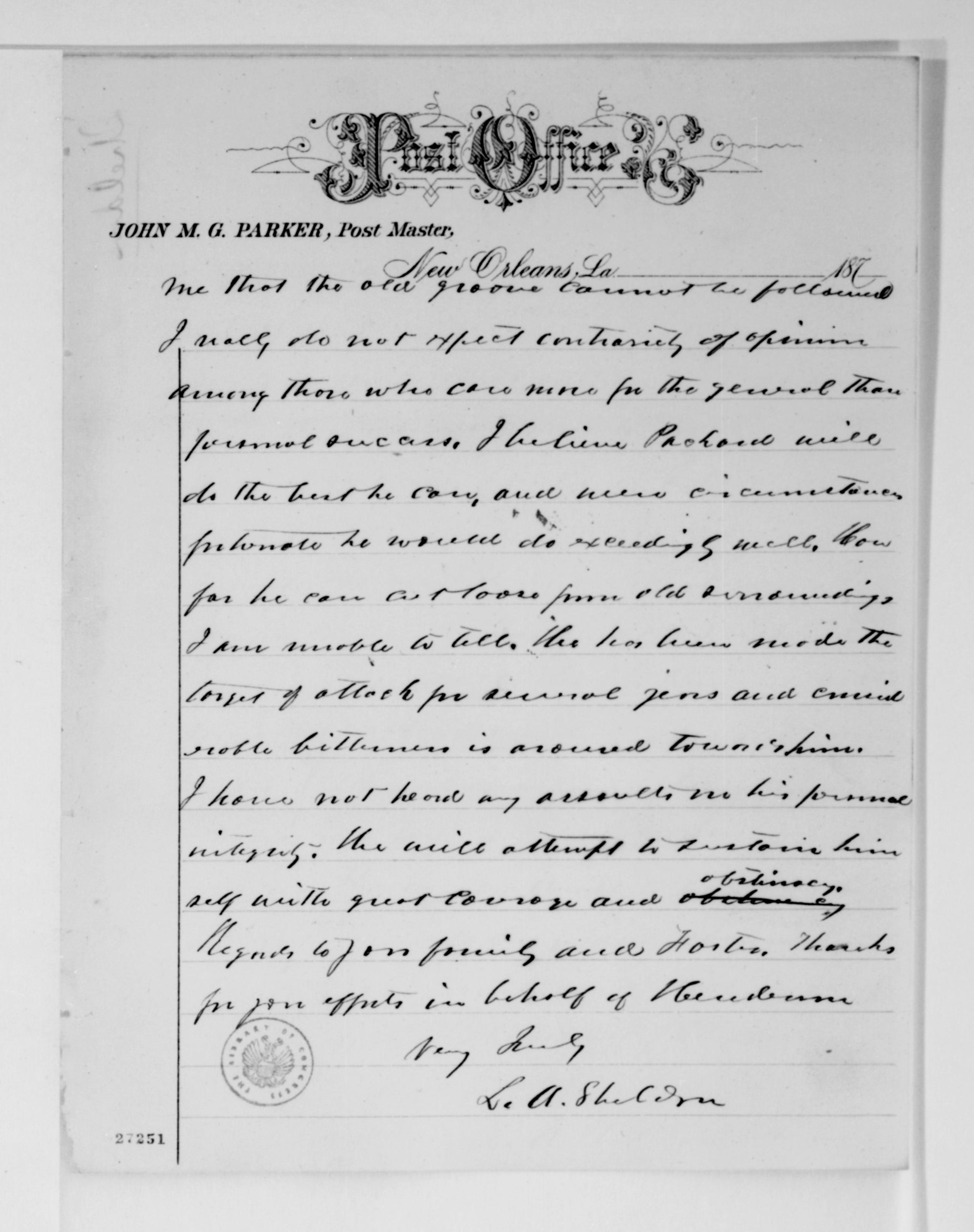 Scanned image of the current content page