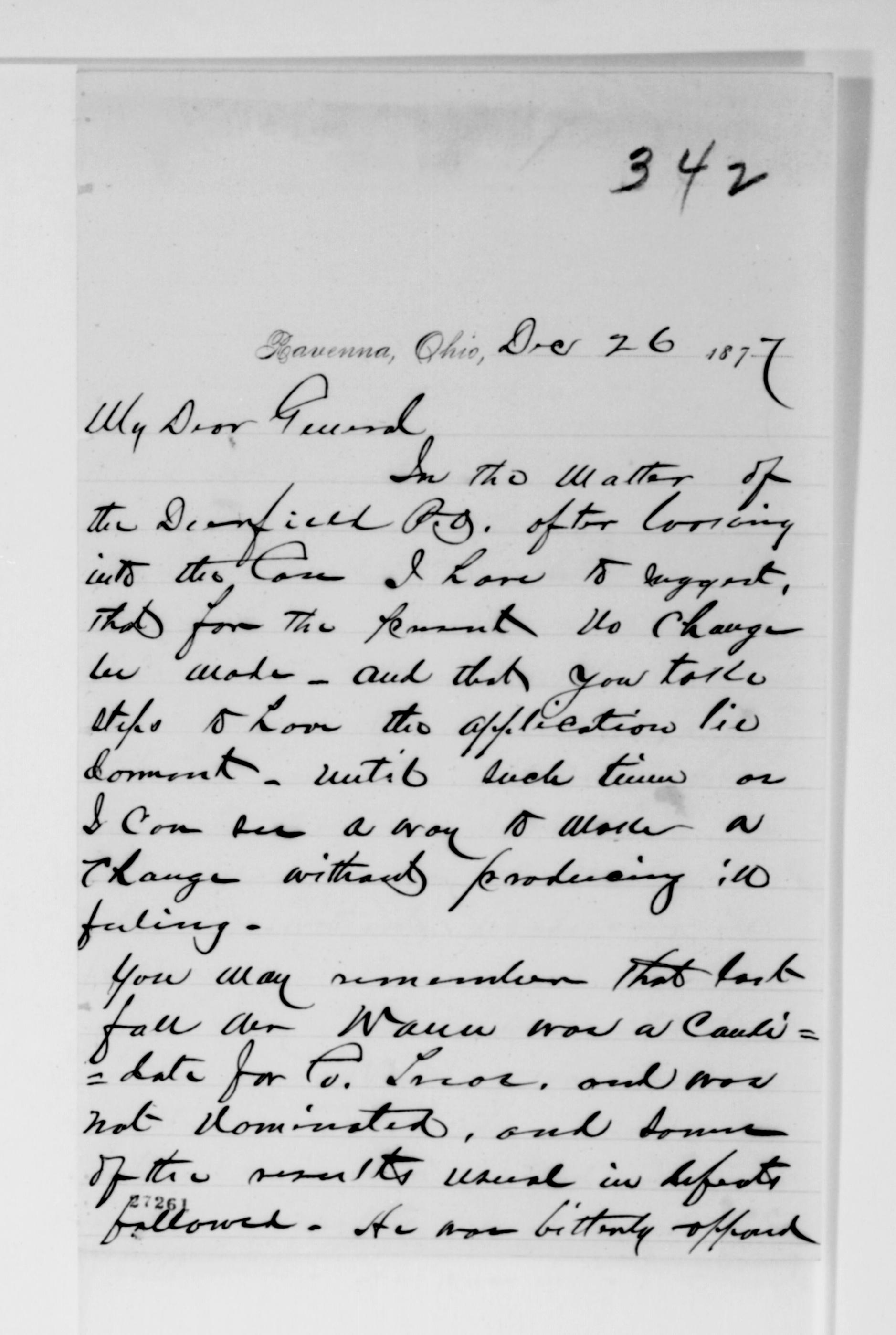 Scanned image of the current content page