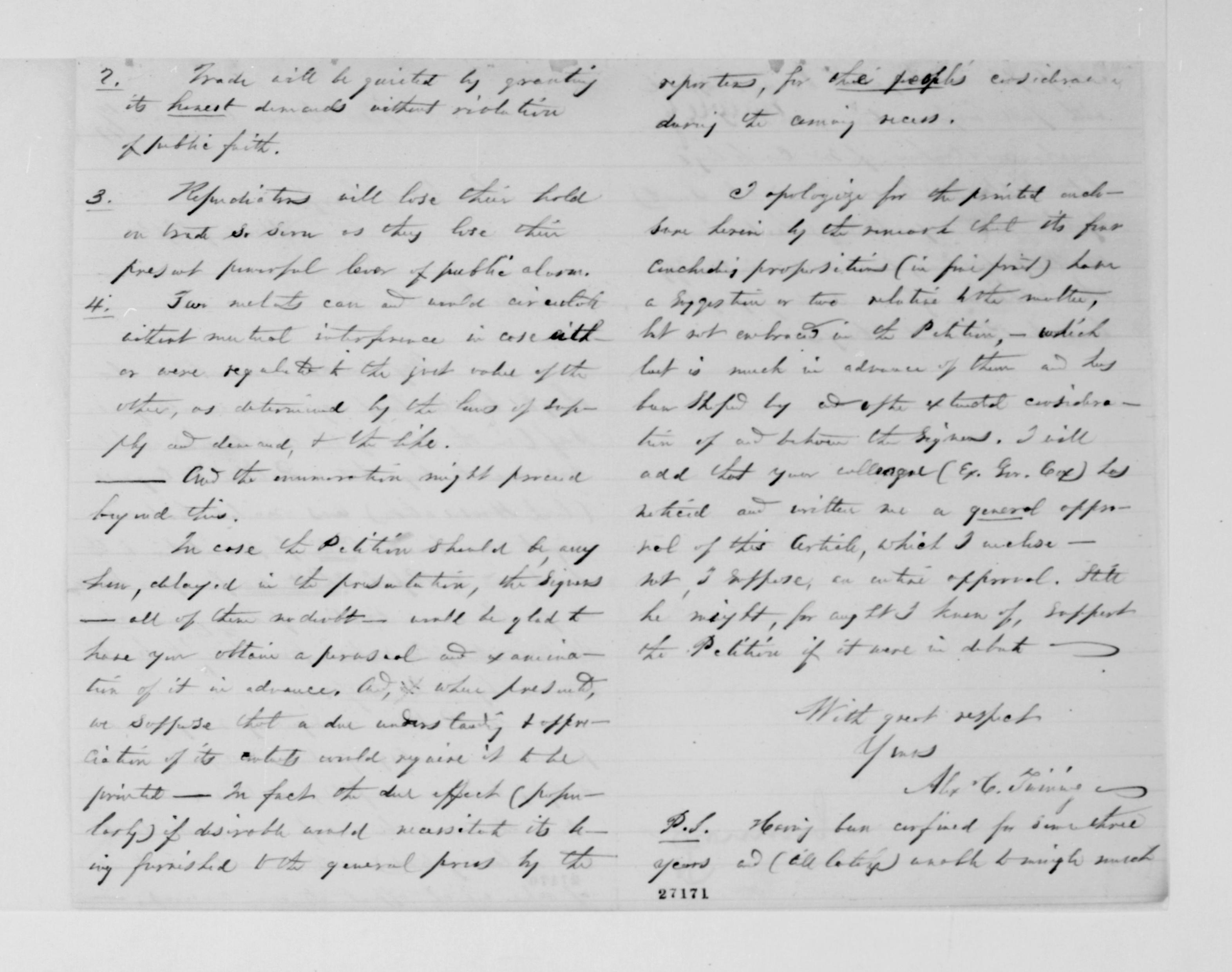 Scanned image of the current content page