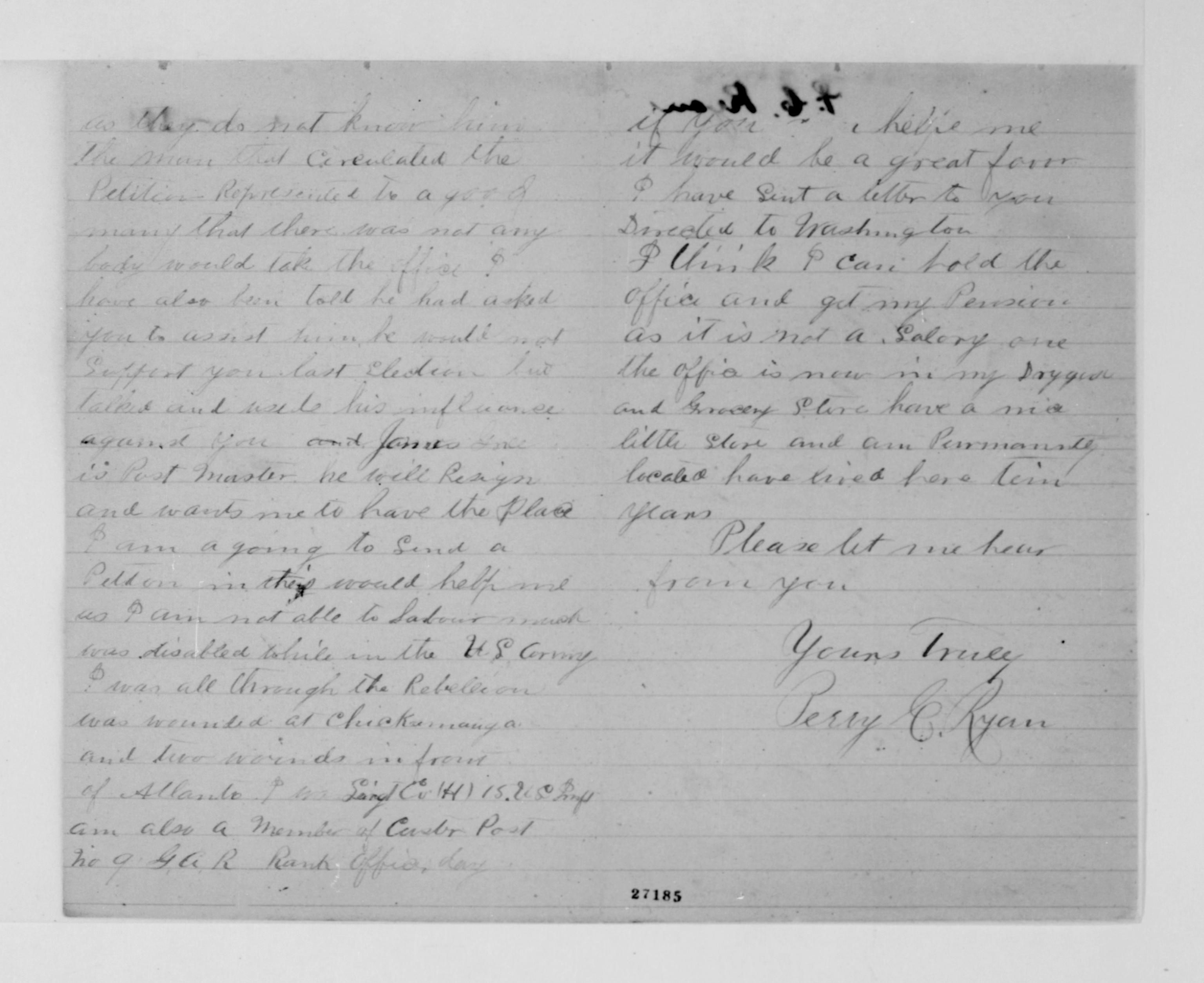 Scanned image of the current content page