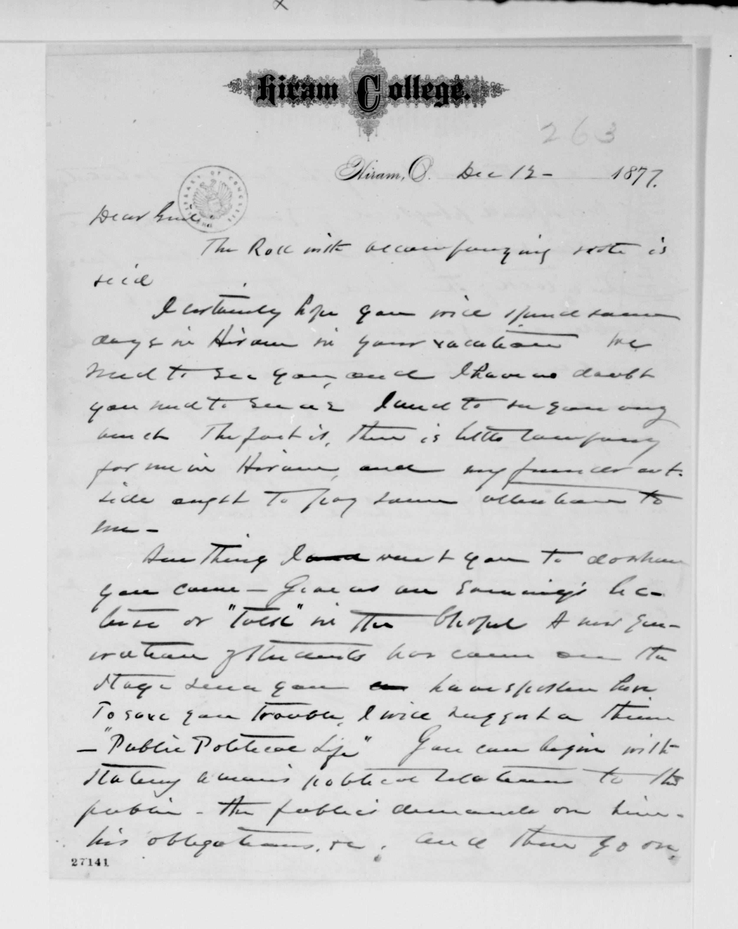 Scanned image of the current content page