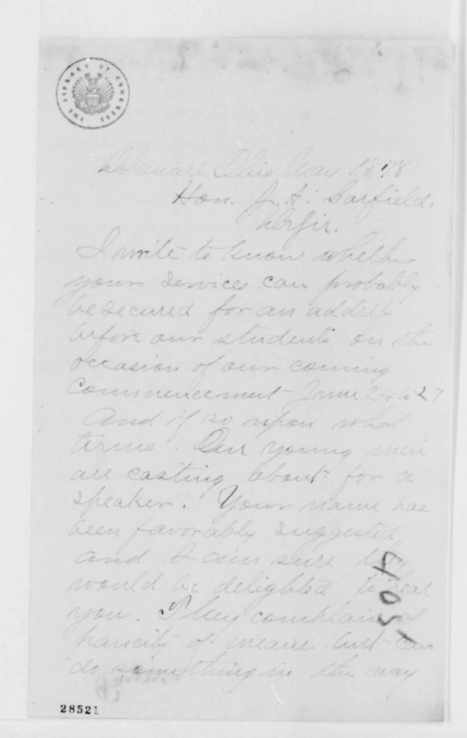 Scanned image of the current content page