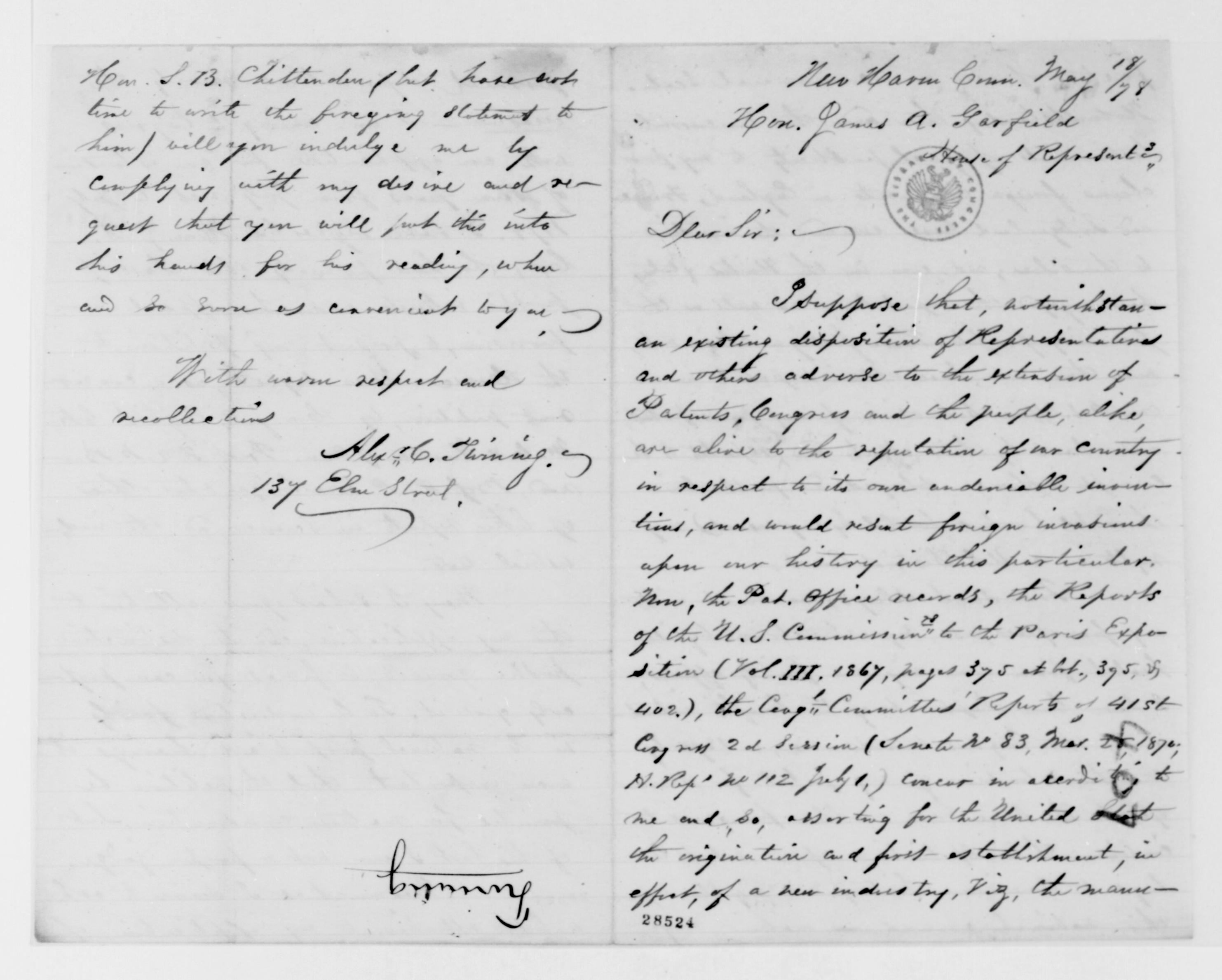 Scanned image of the current content page