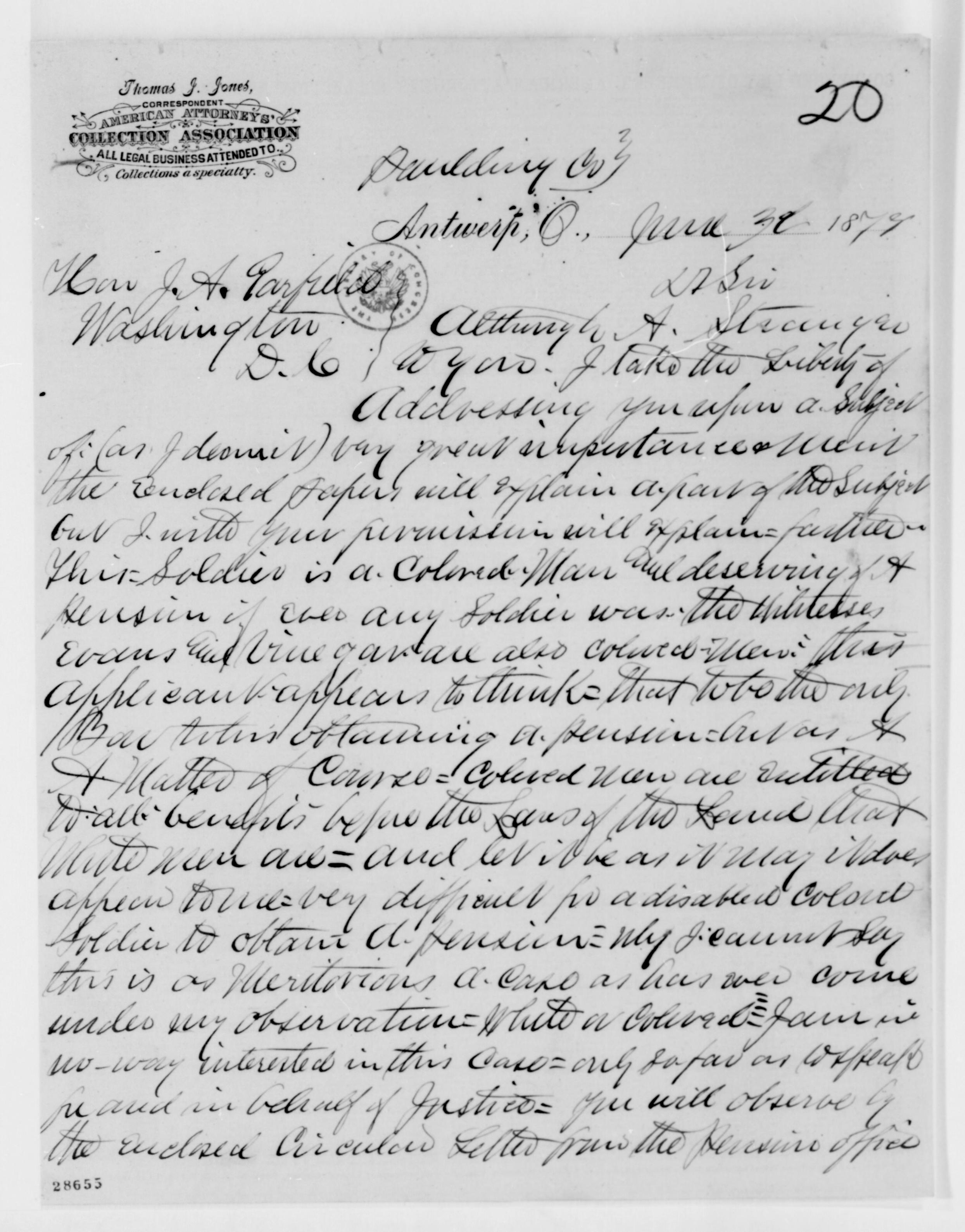 Scanned image of the current content page