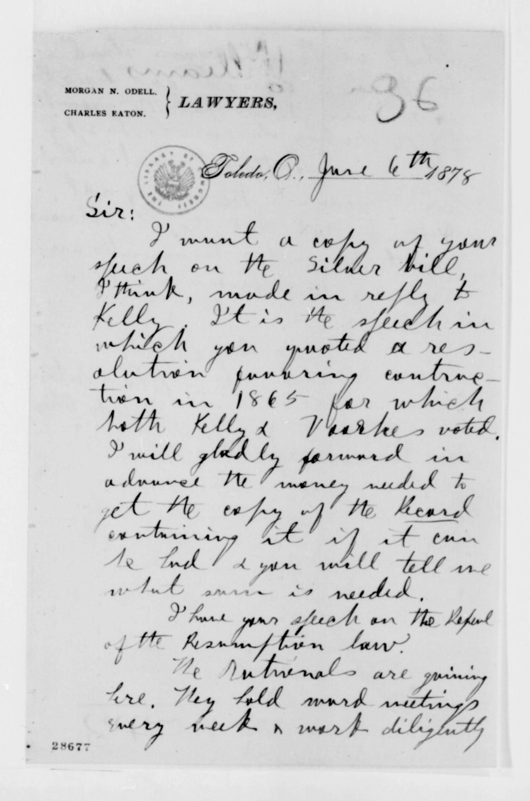 Scanned image of the current content page