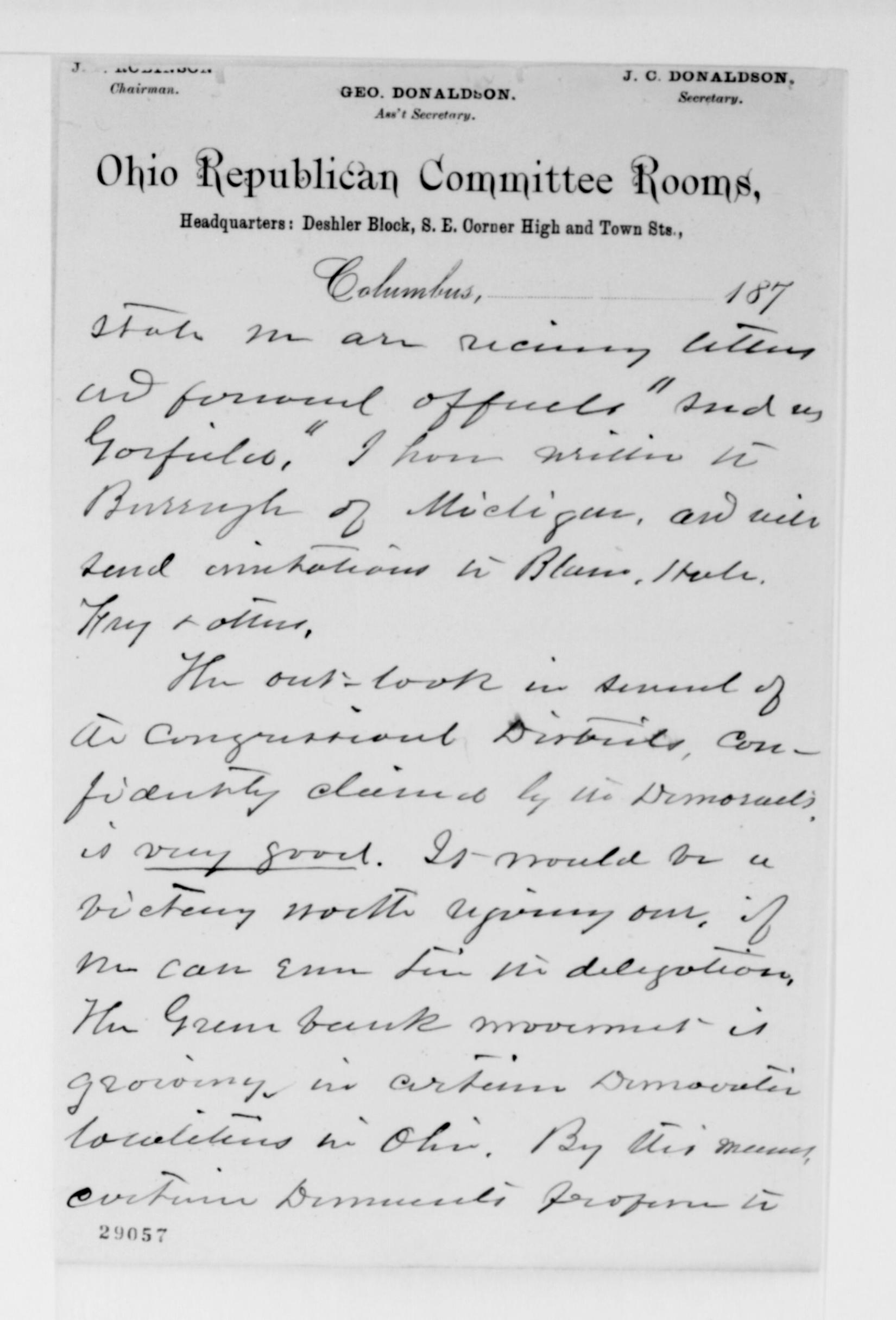 Scanned image of the current content page