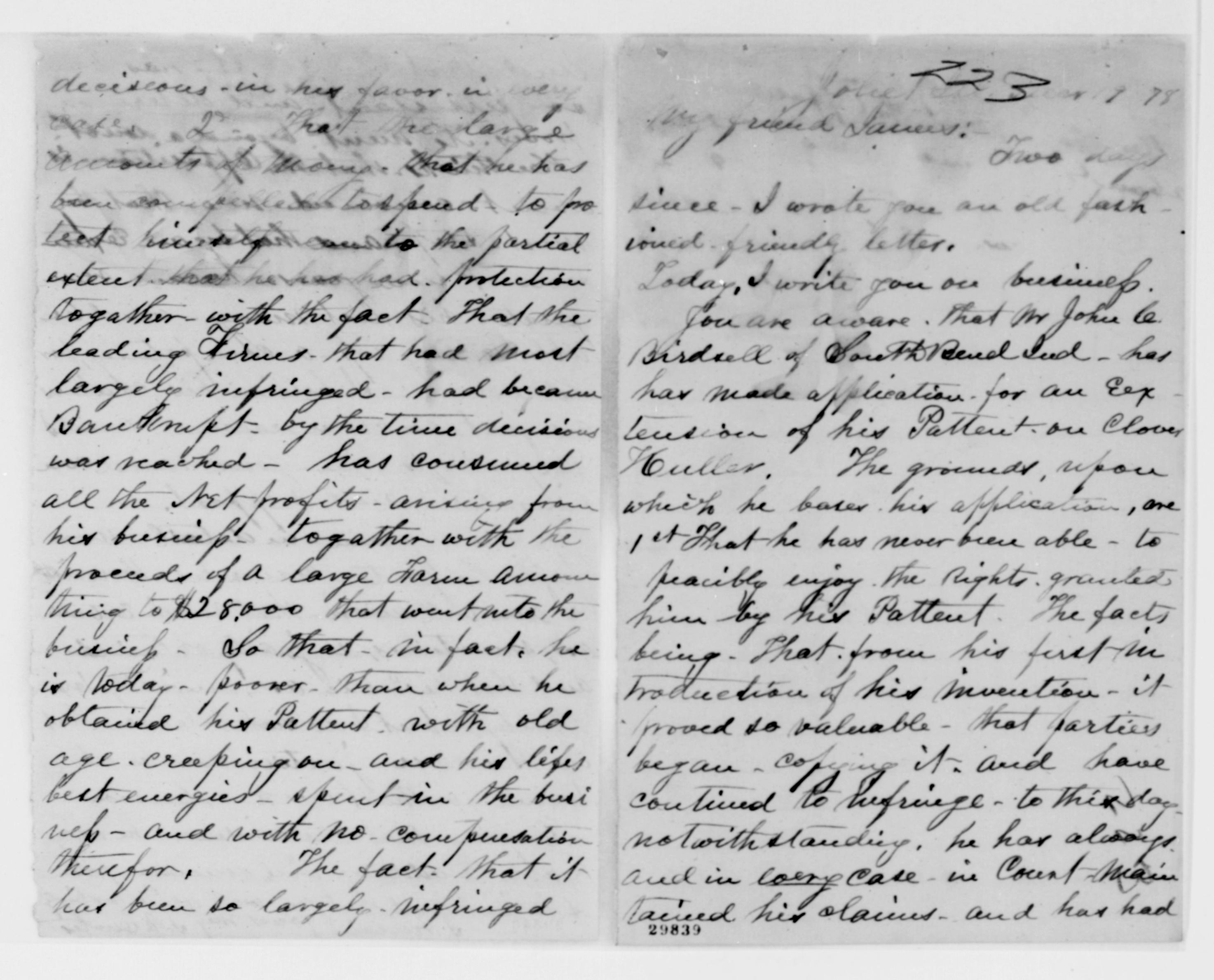 Scanned image of the current content page