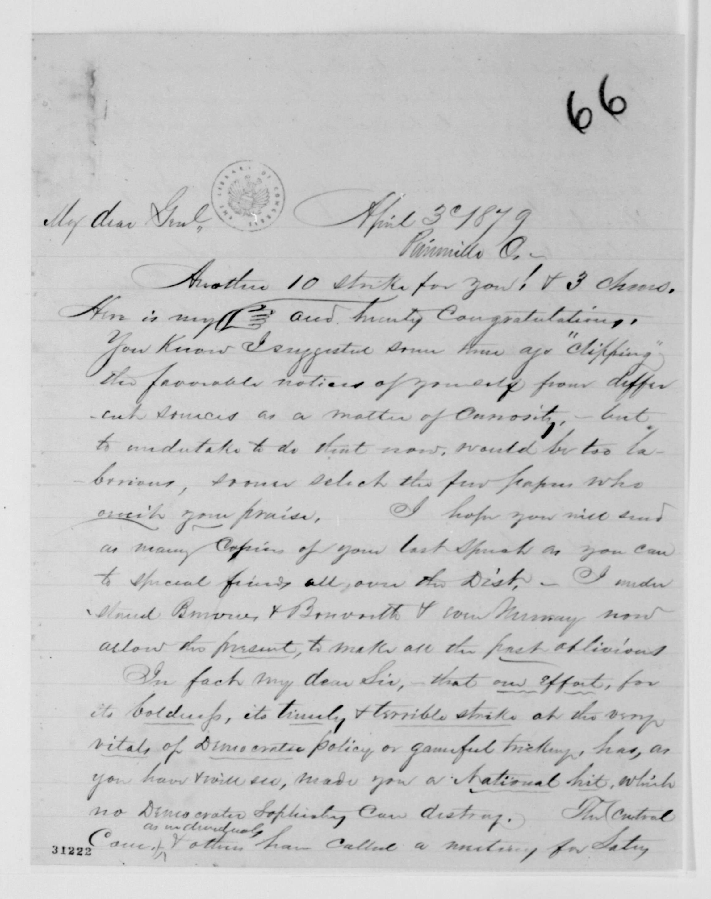 Scanned image of the current content page