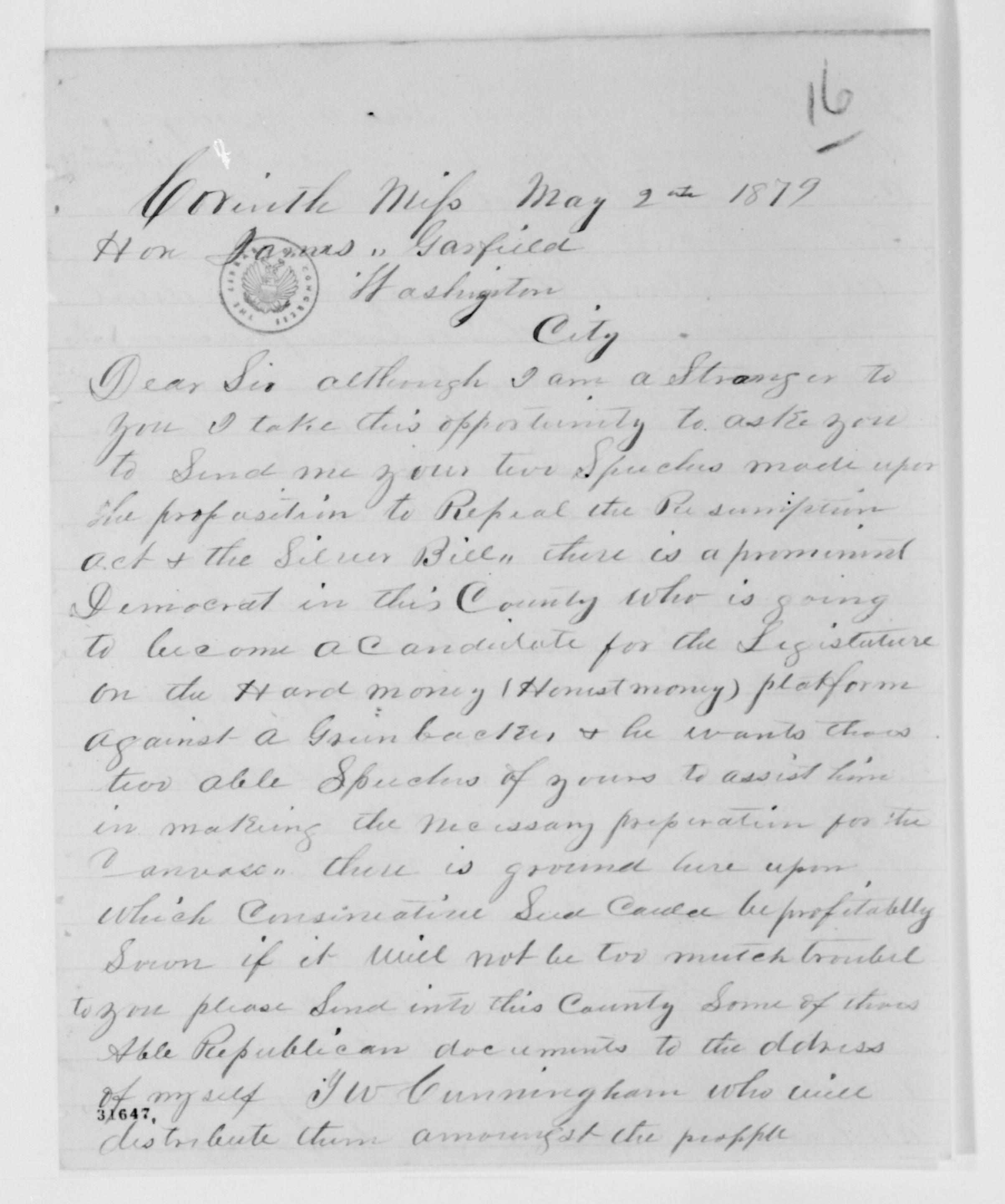 Scanned image of the current content page