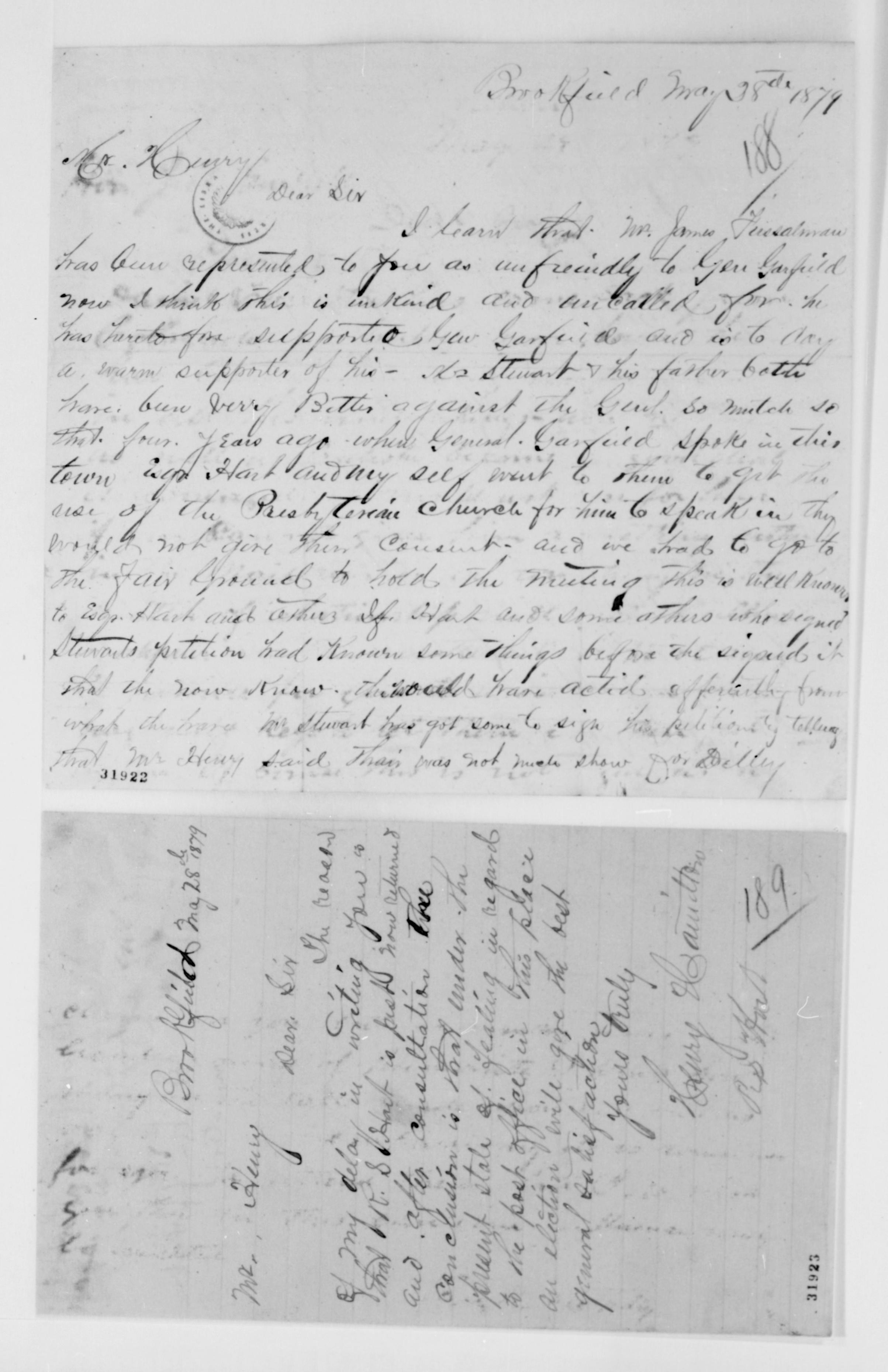 Scanned image of the current content page