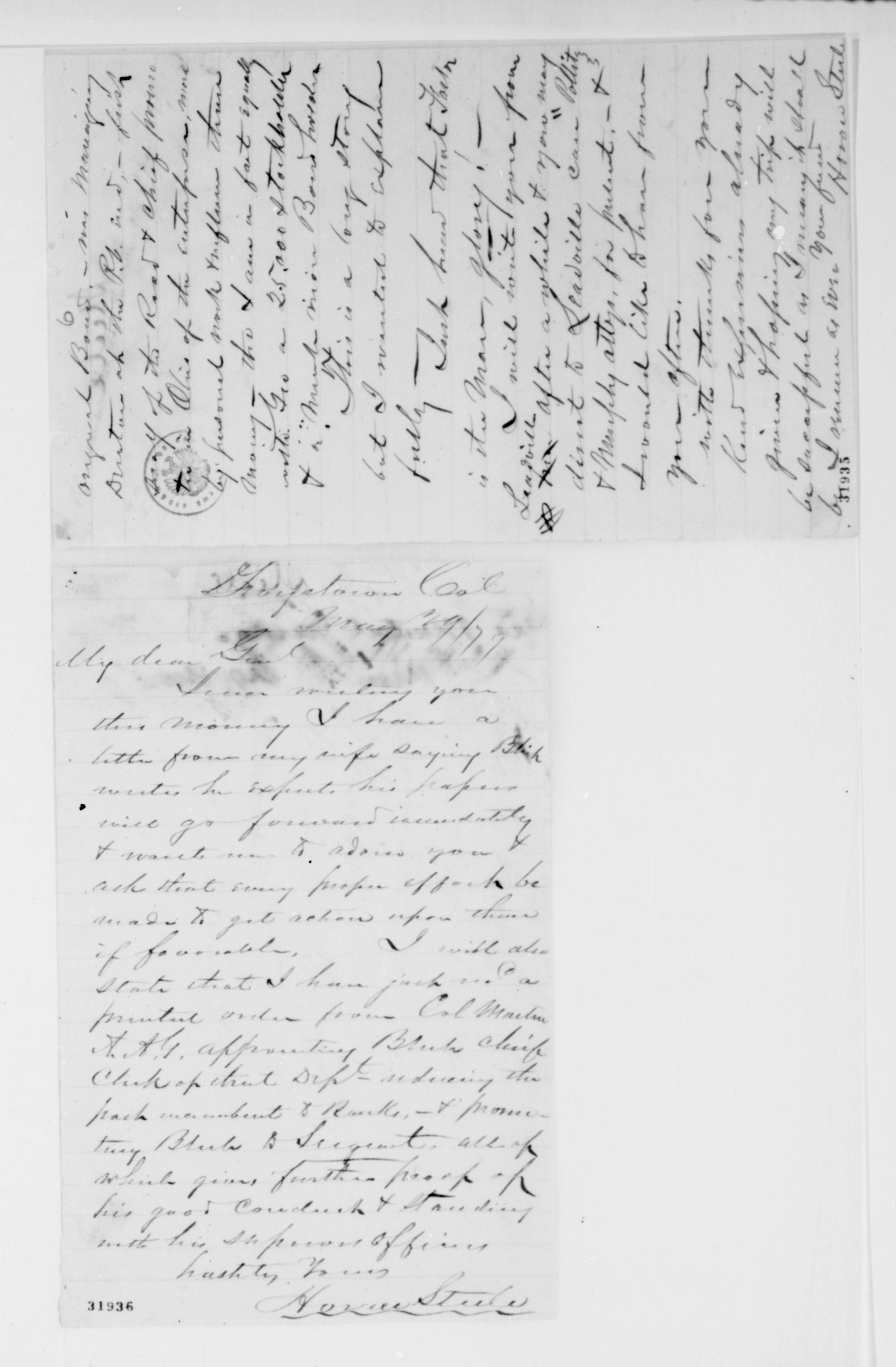 Scanned image of the current content page