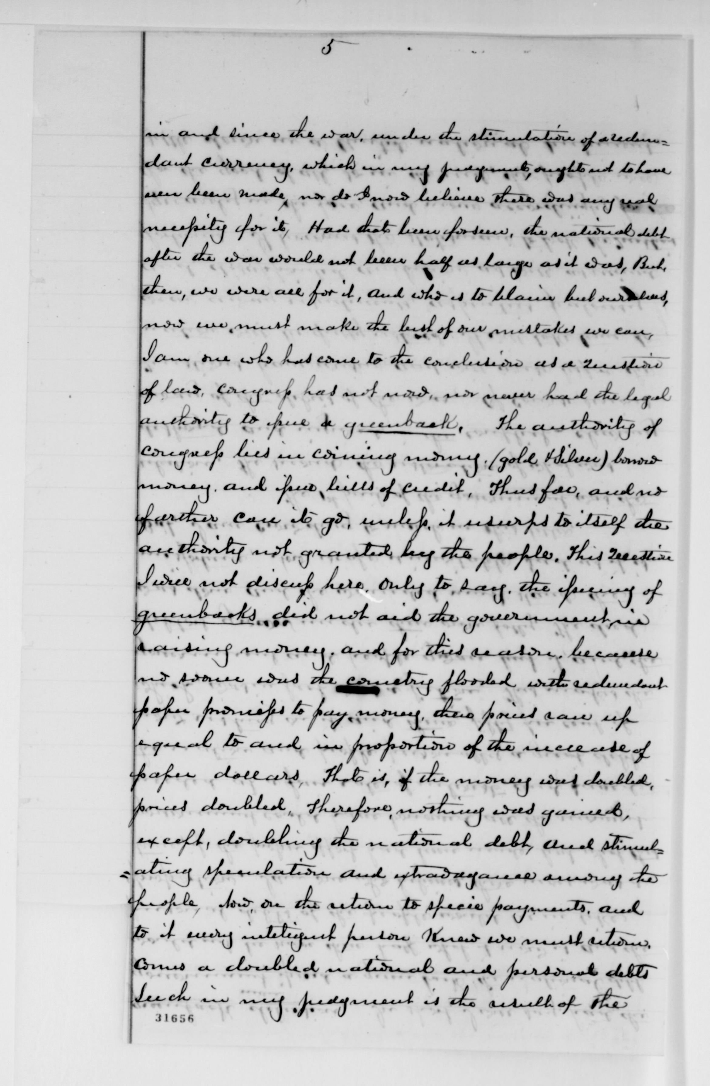 Scanned image of the current content page