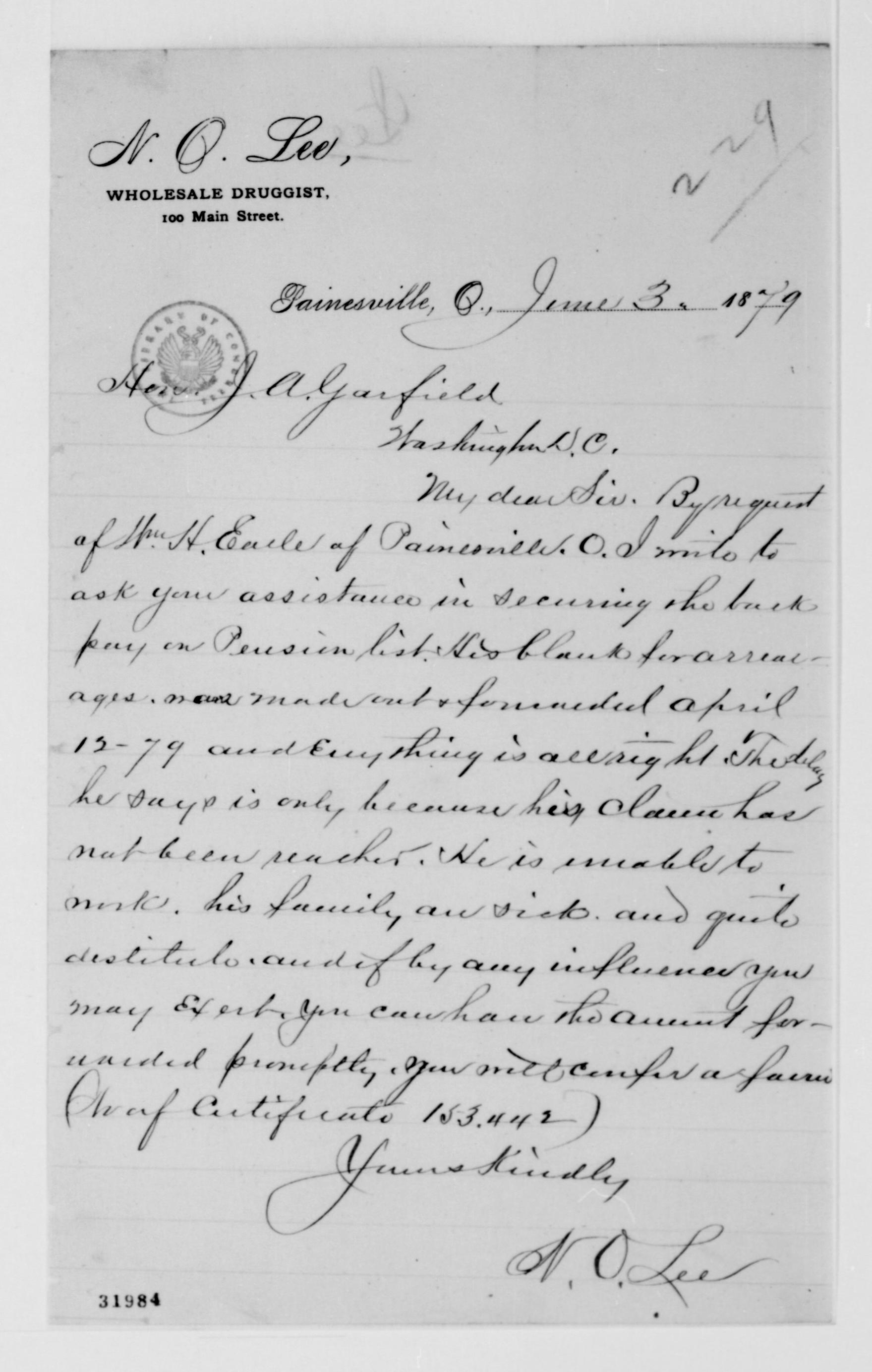 Scanned image of the current content page