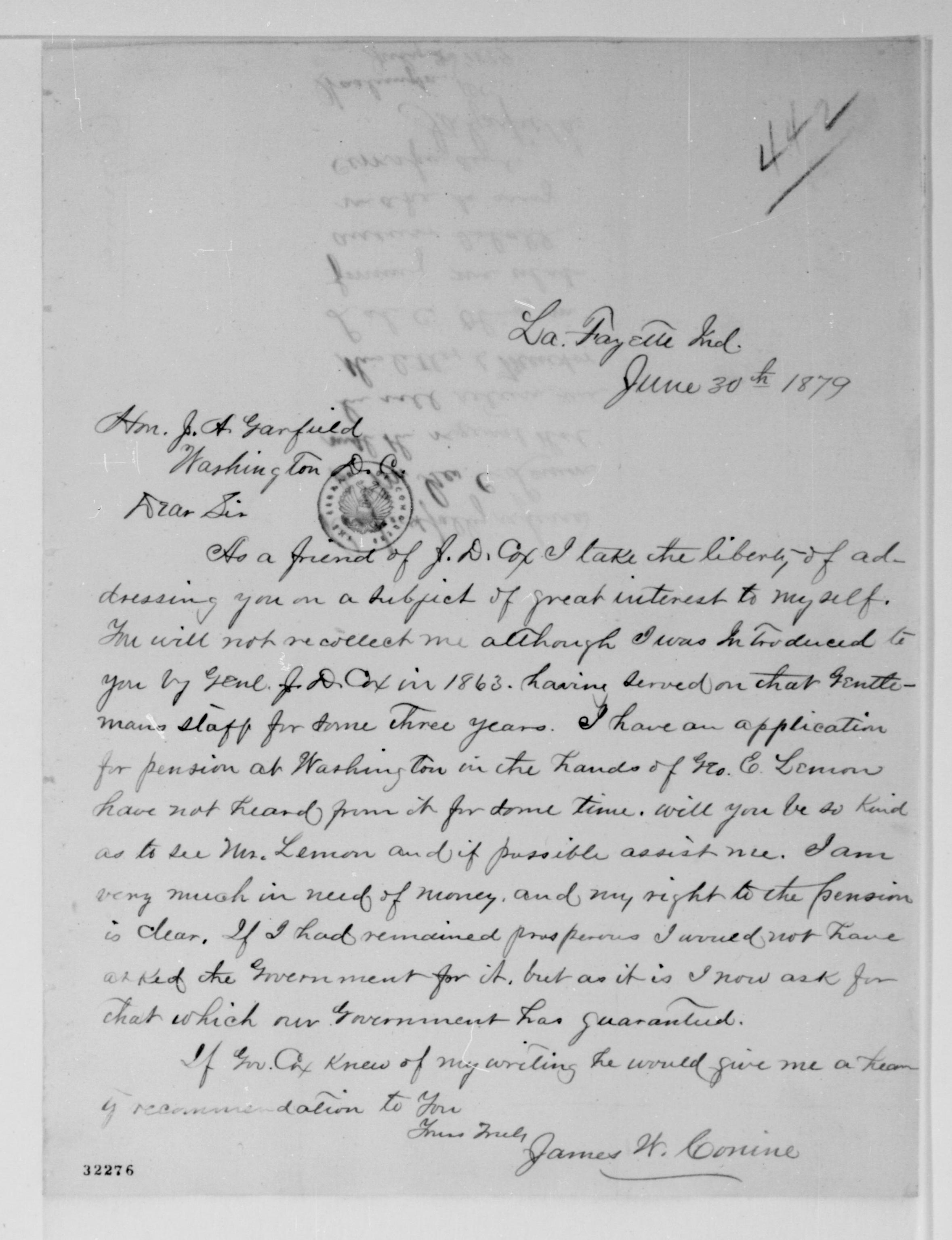 Scanned image of the current content page