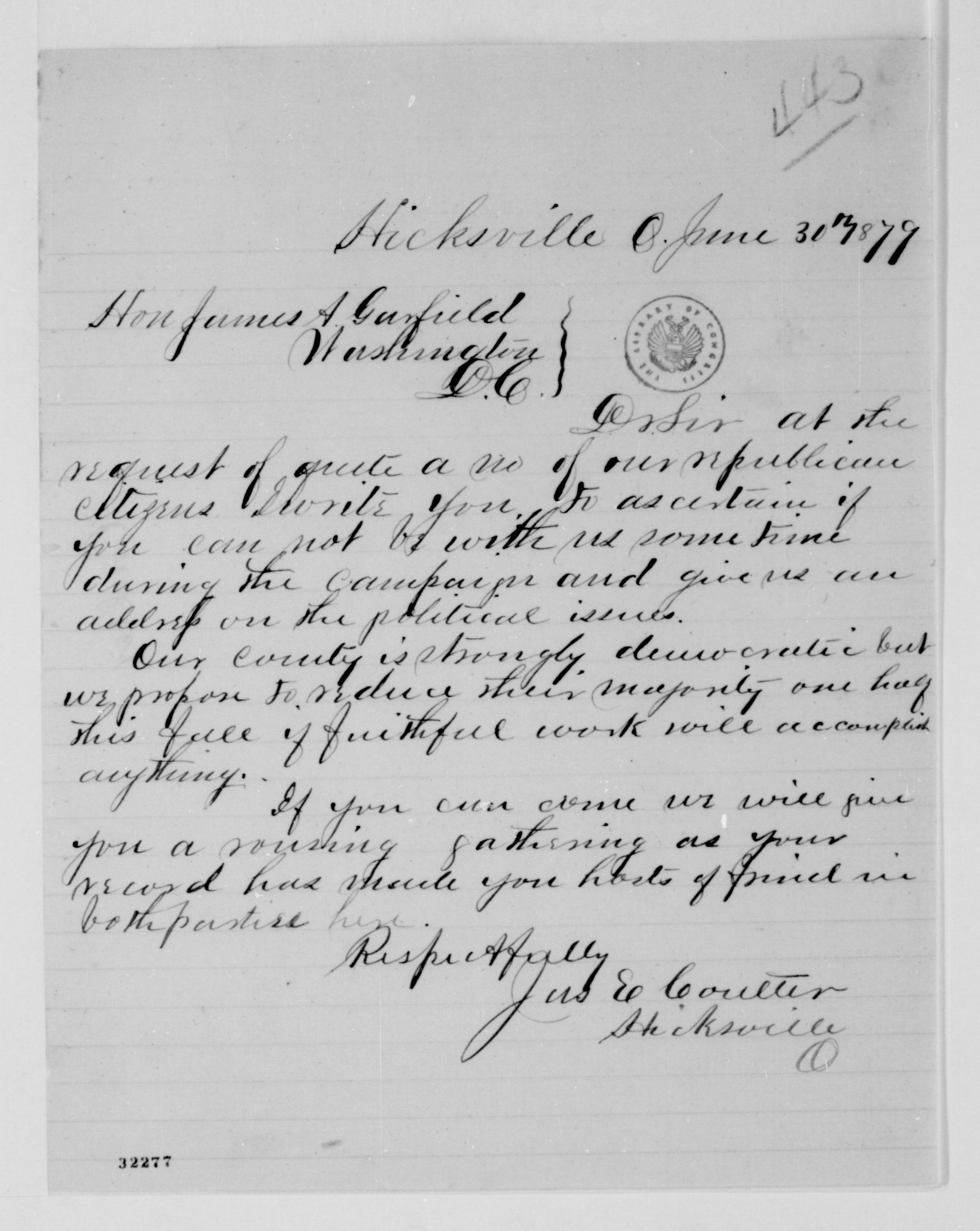 Scanned image of the current content page