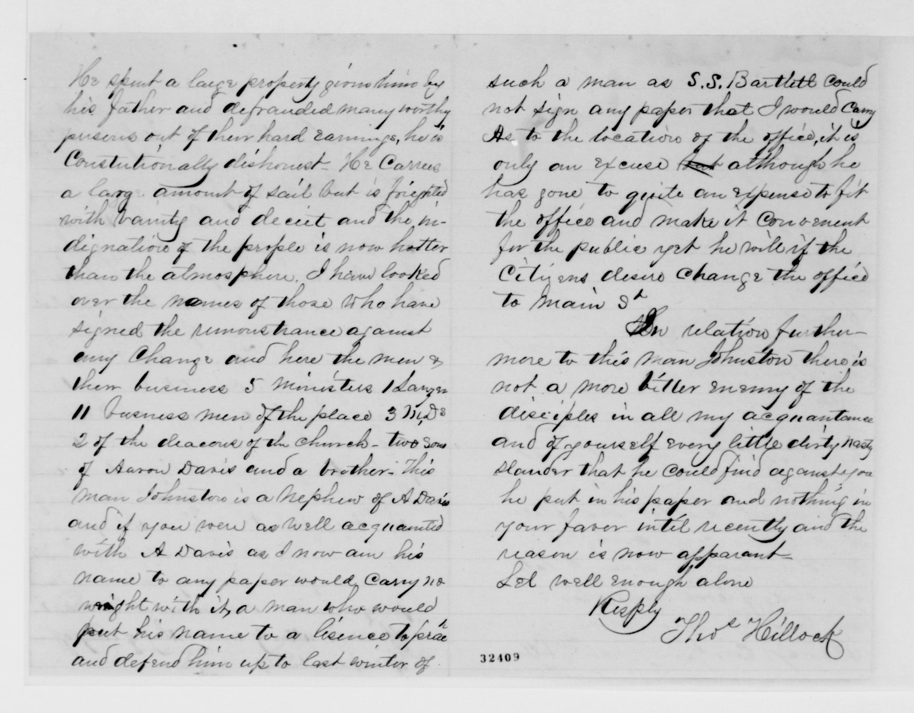 Scanned image of the current content page