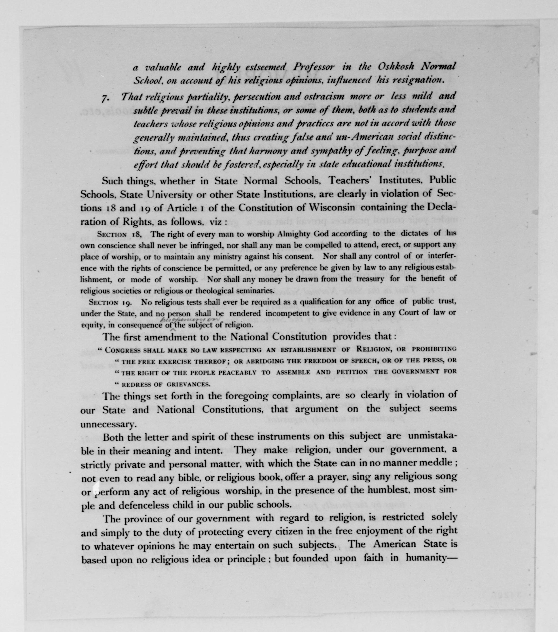 Scanned image of the current content page