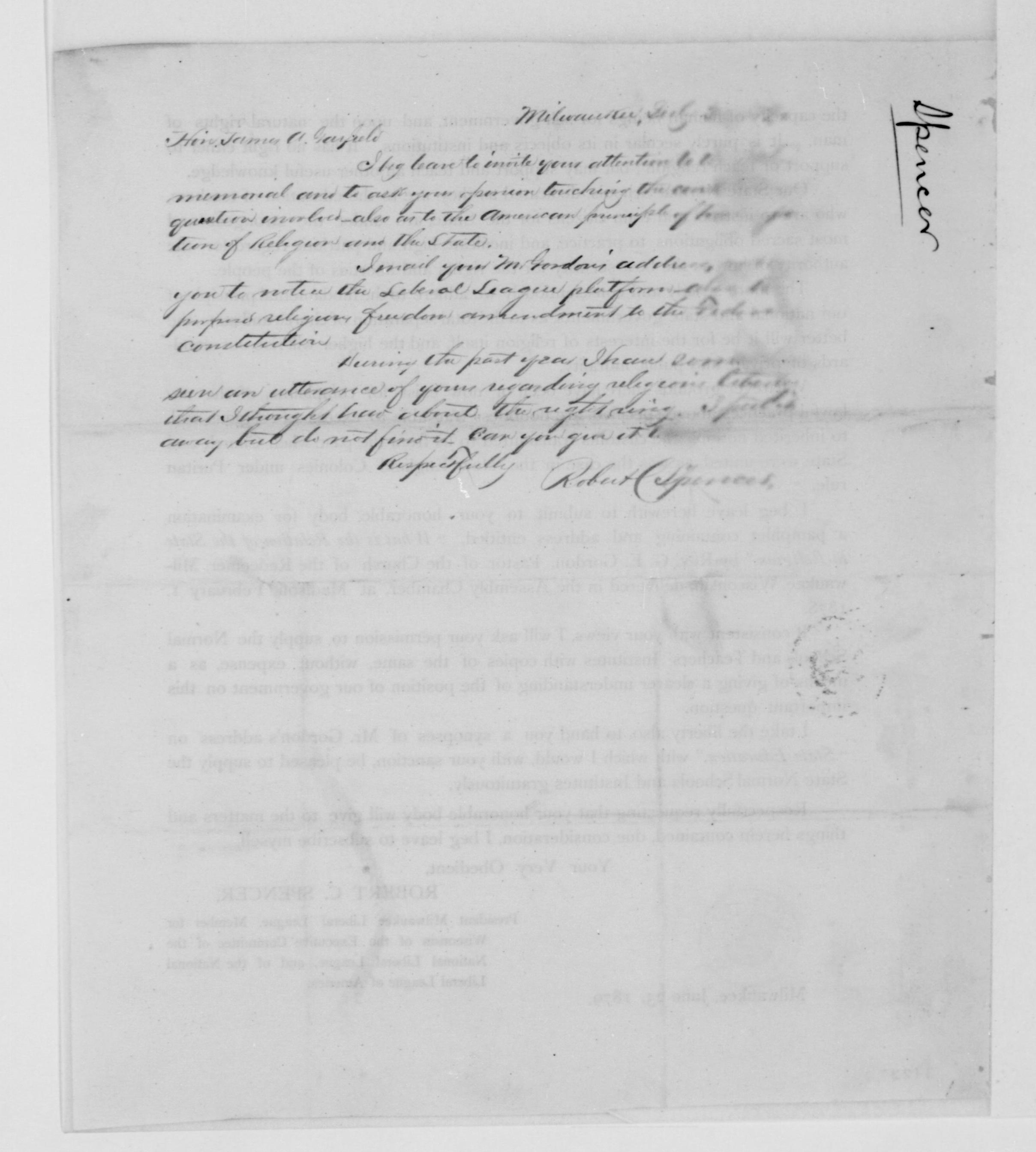 Scanned image of the current content page