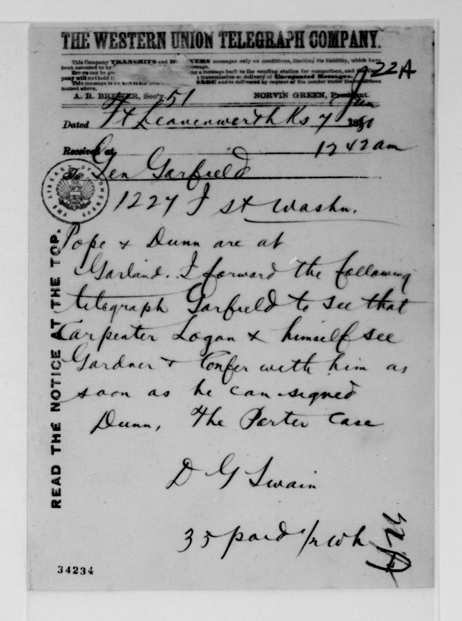 Scanned image of the current content page