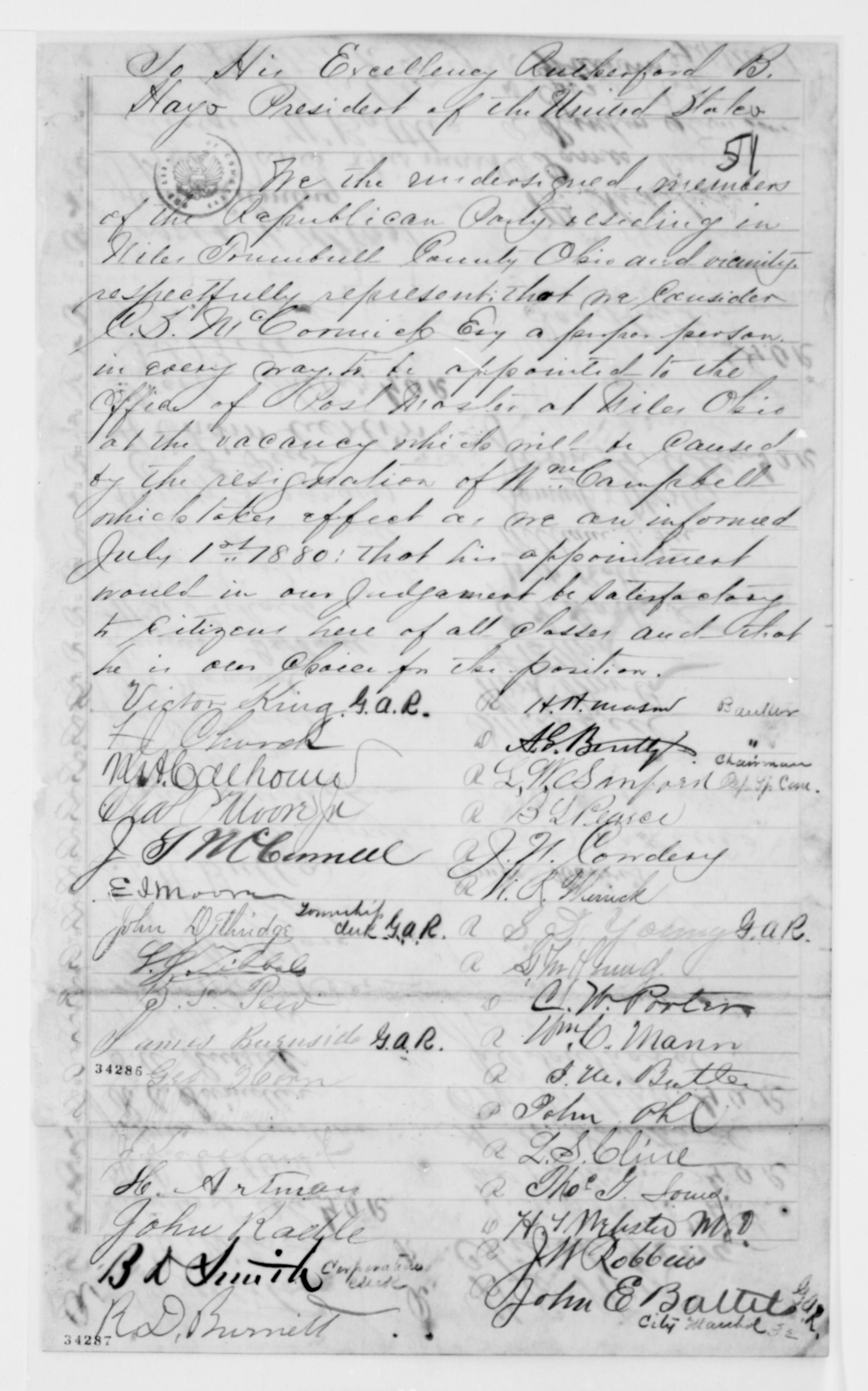 Scanned image of the current content page