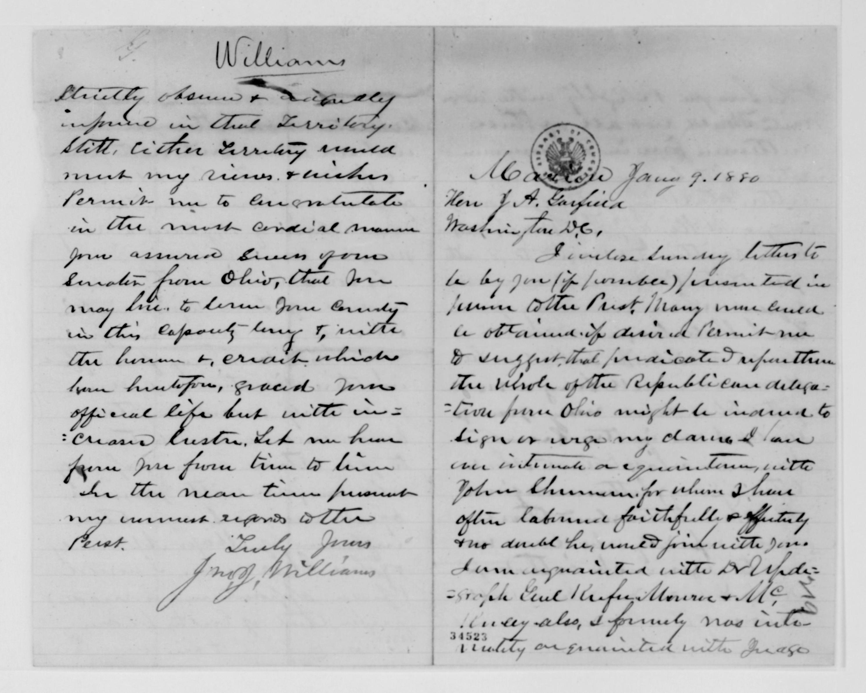 Scanned image of the current content page