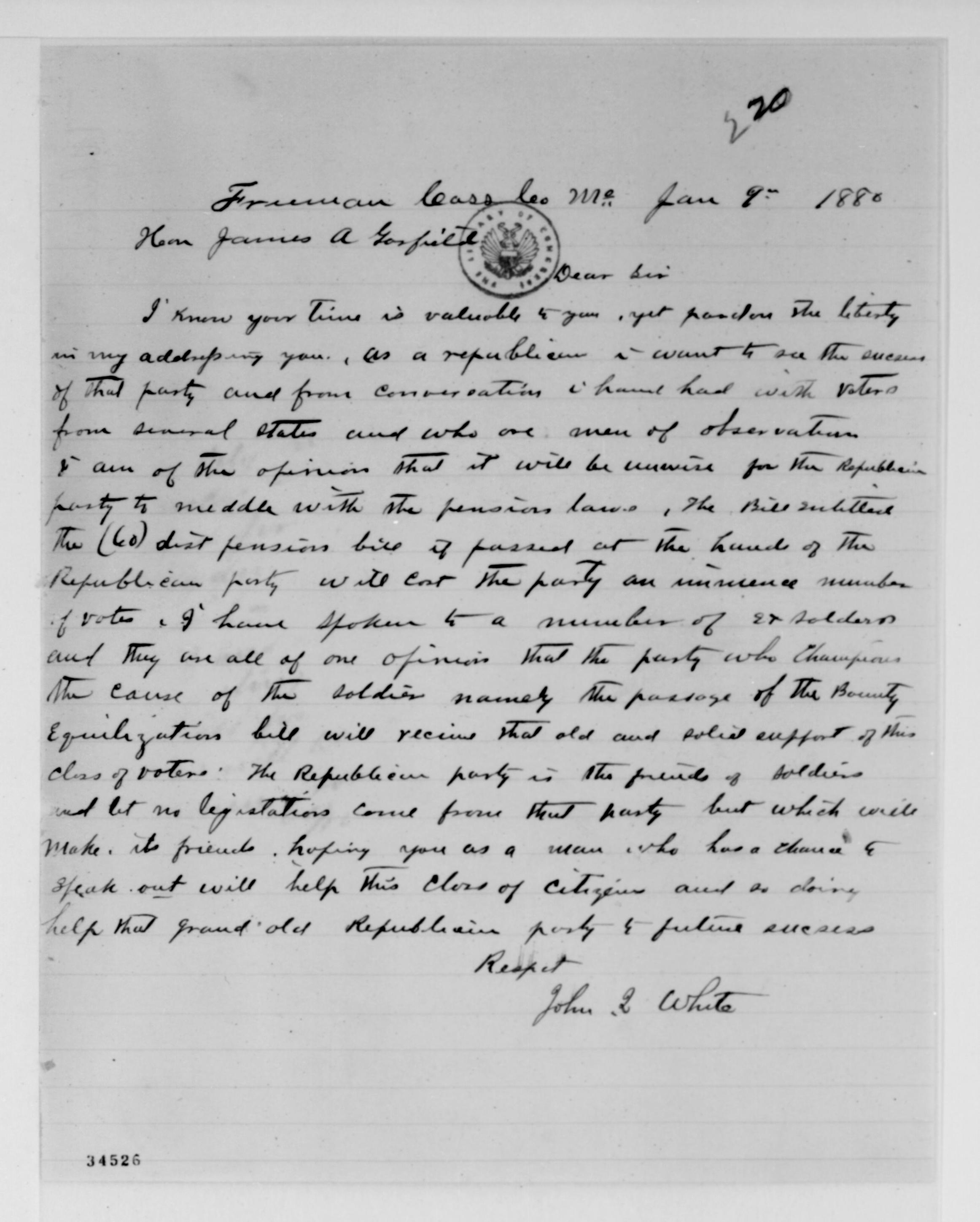 Scanned image of the current content page