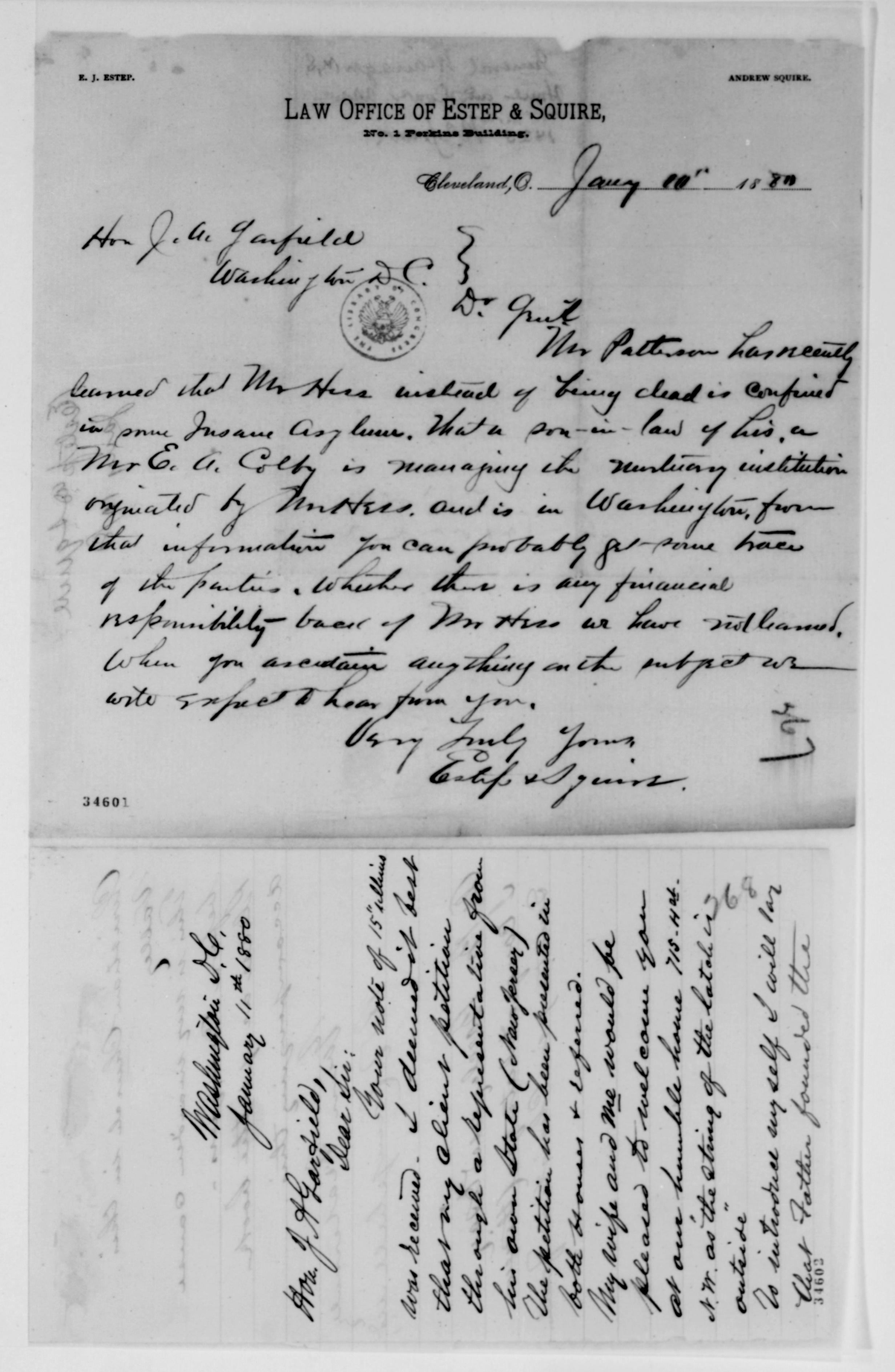 Scanned image of the current content page