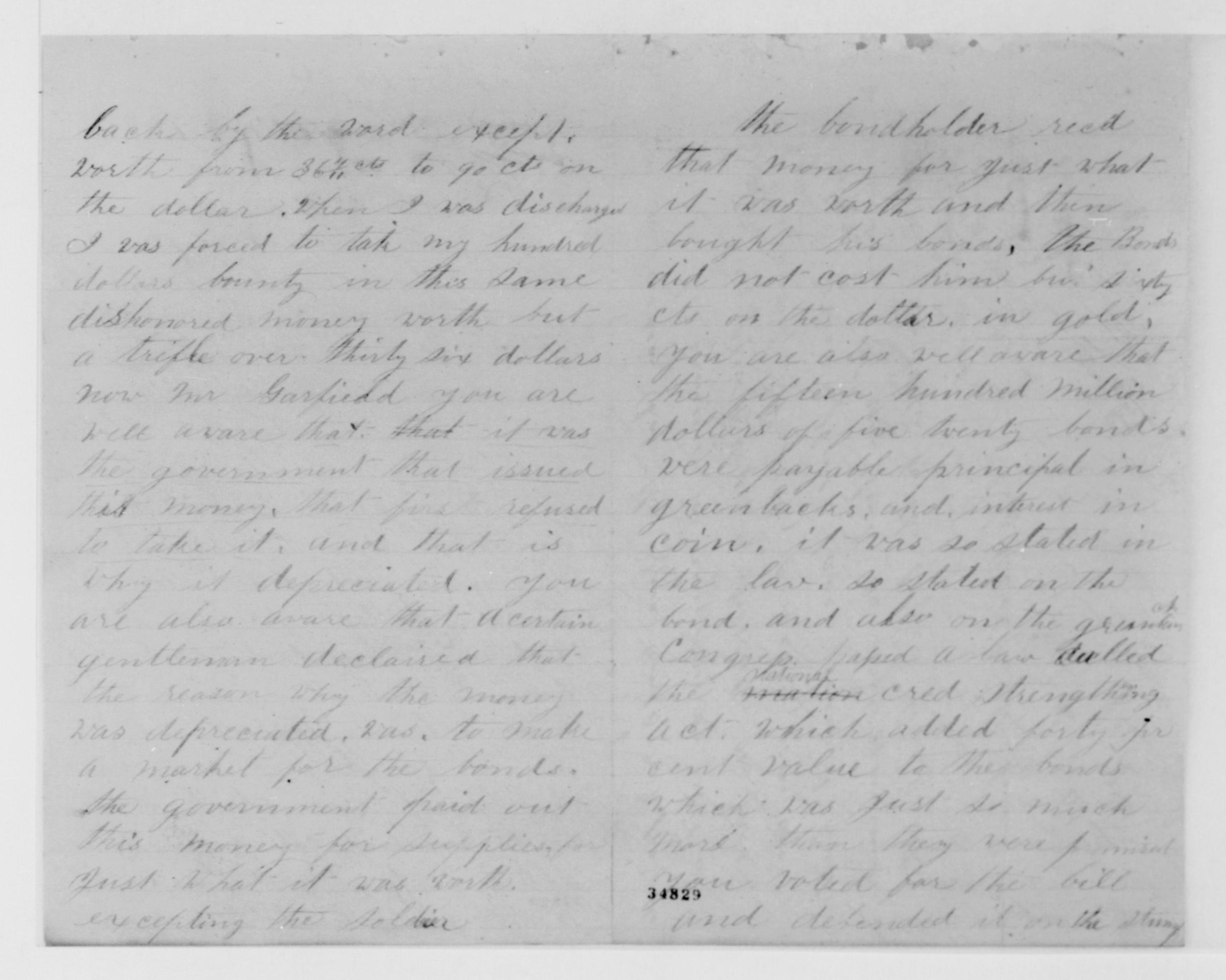 Scanned image of the current content page