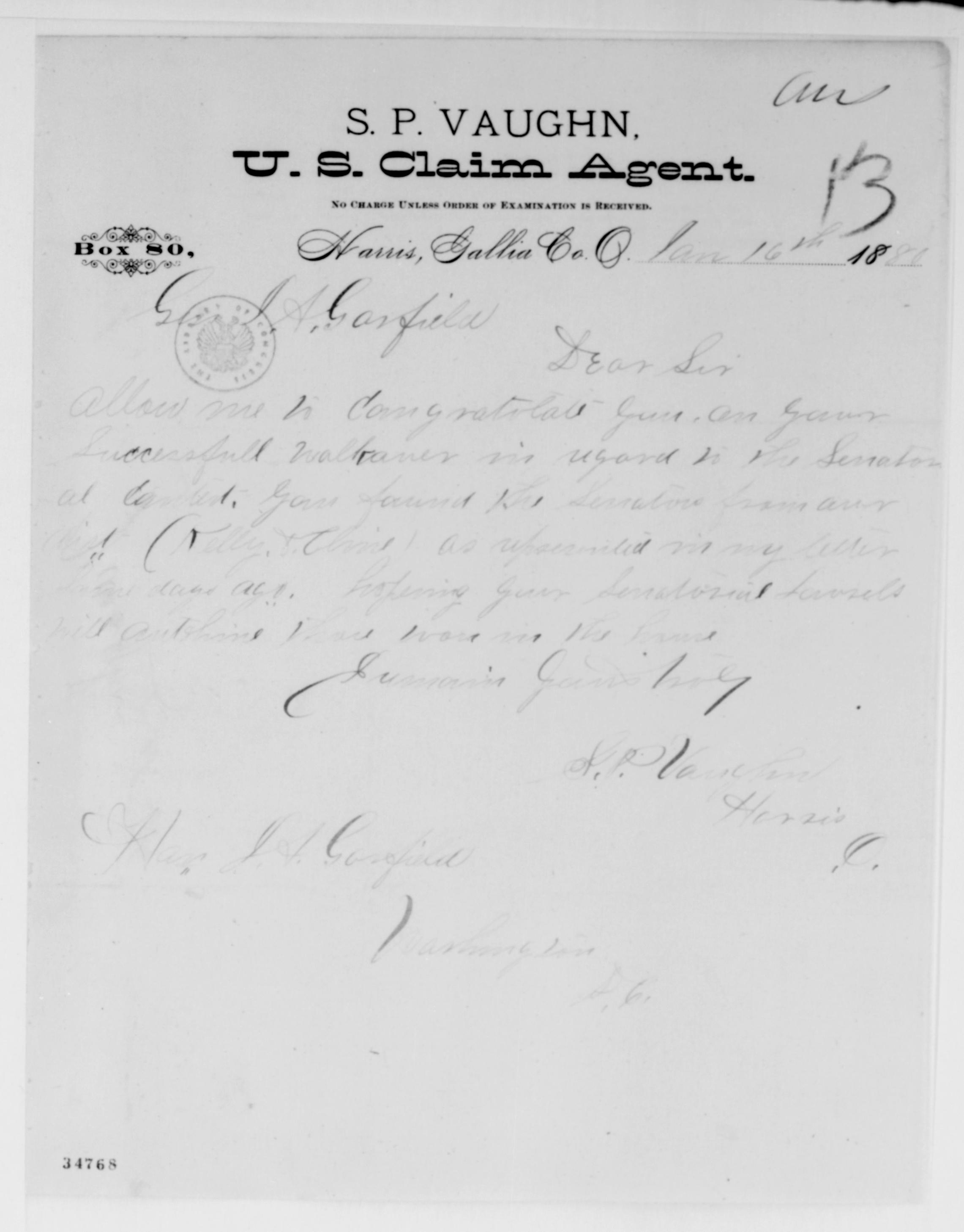 Scanned image of the current content page