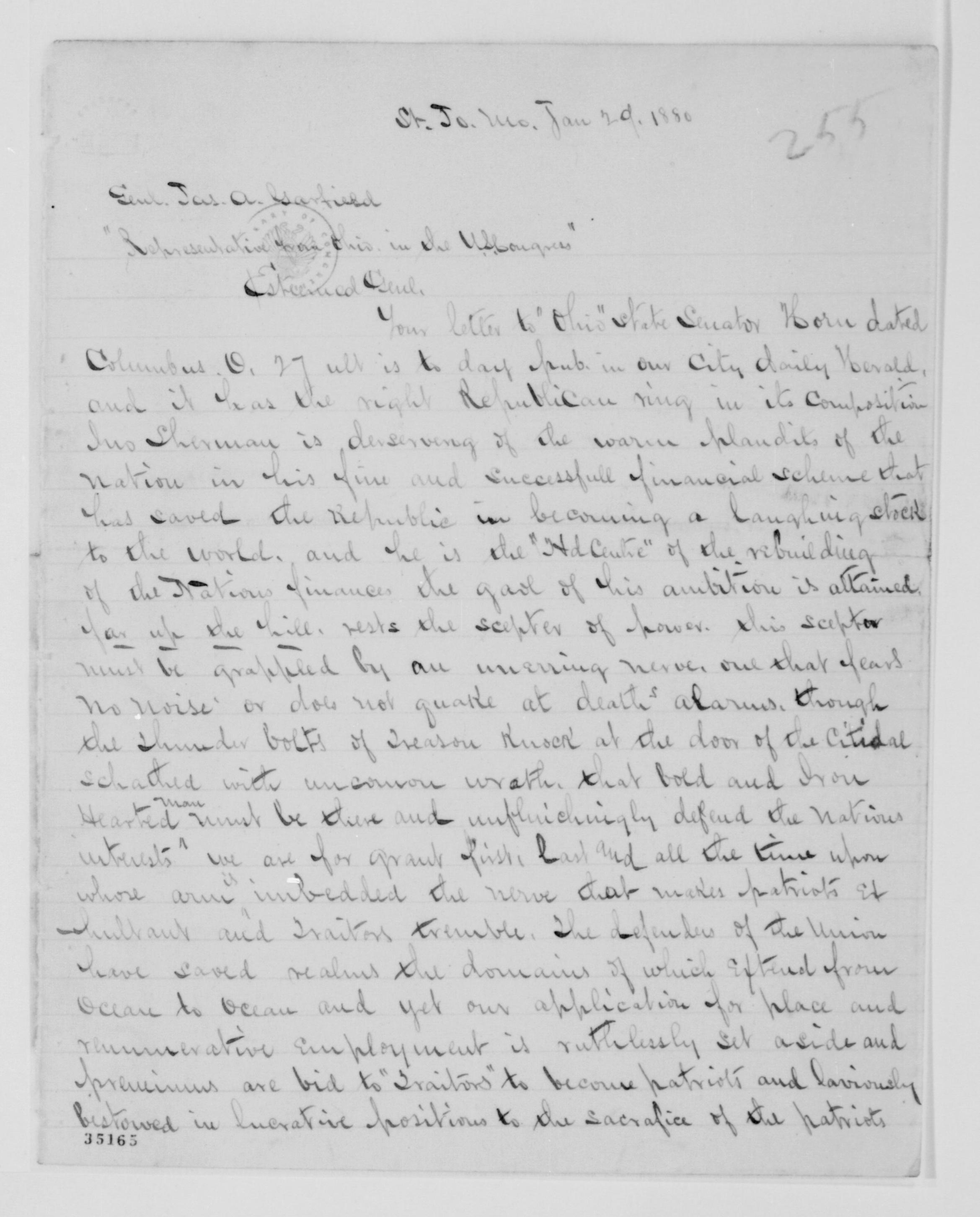 Scanned image of the current content page