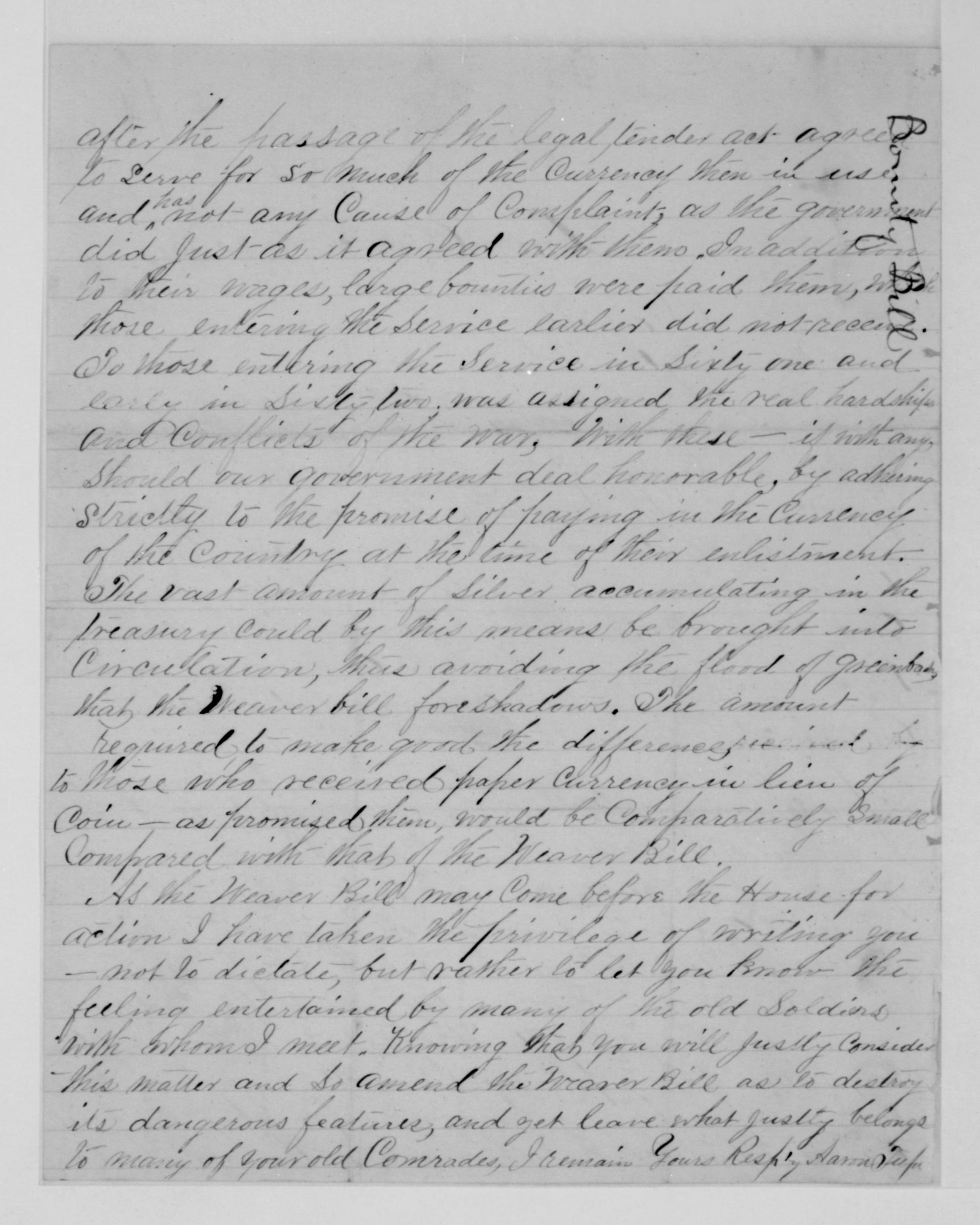 Scanned image of the current content page