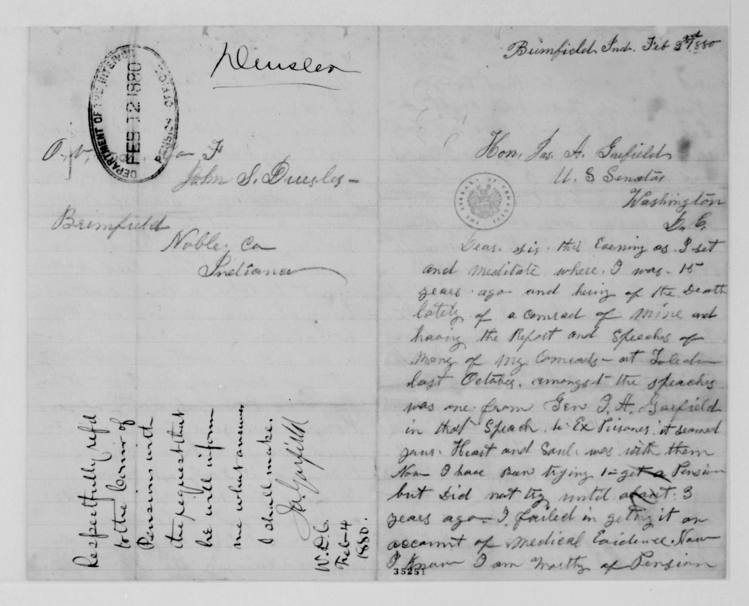 Scanned image of the current content page