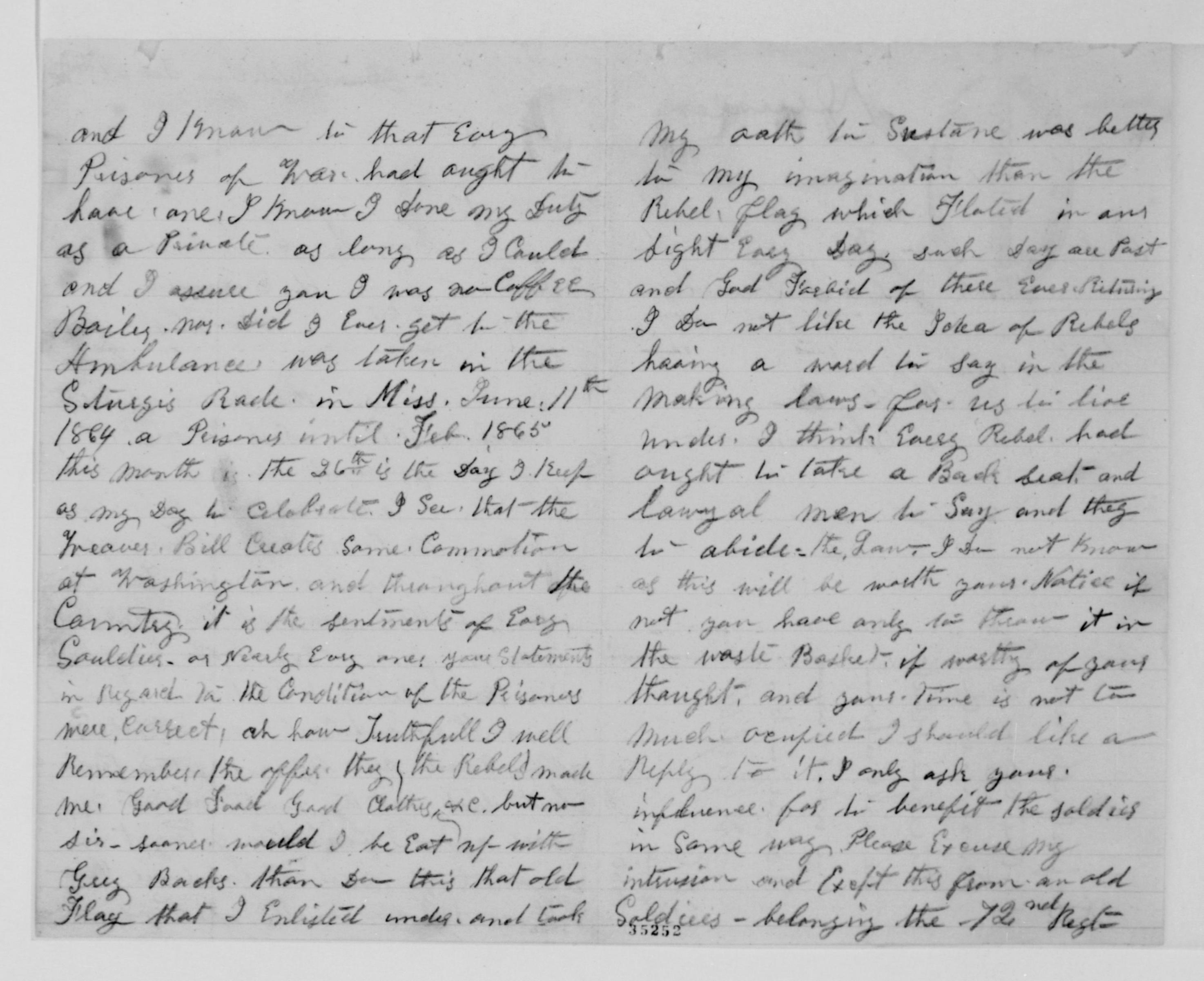 Scanned image of the current content page