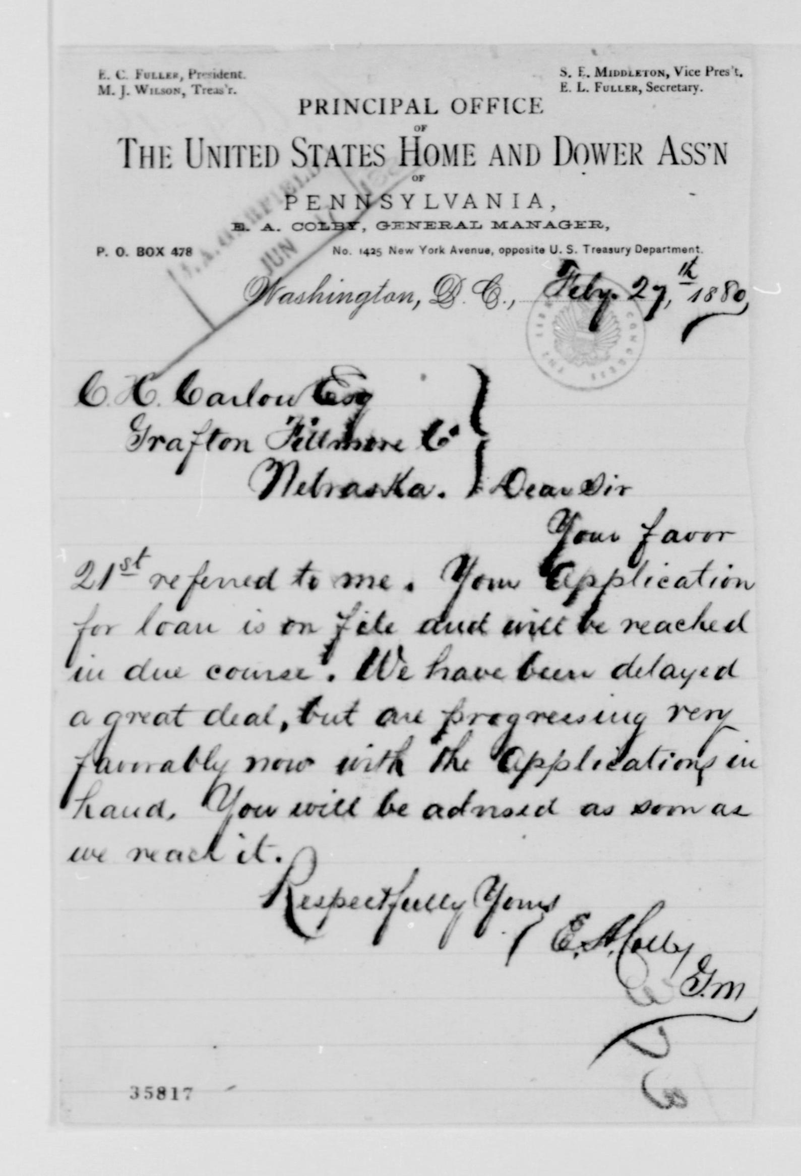 Scanned image of the current content page